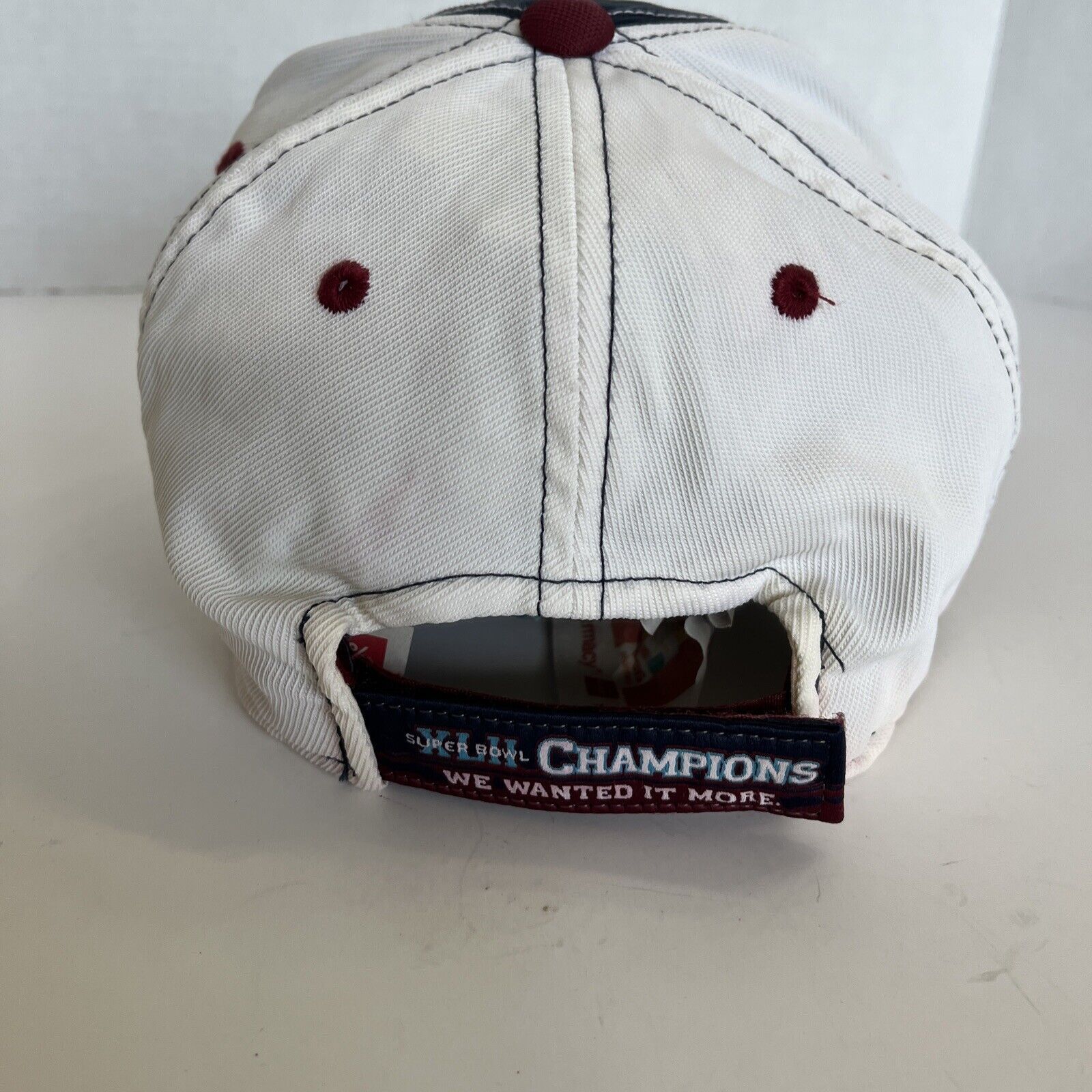 Reebok New York Giants Superbowl 42 Championship Adjustable Hat Size ONE SIZE - 6 Thumbnail