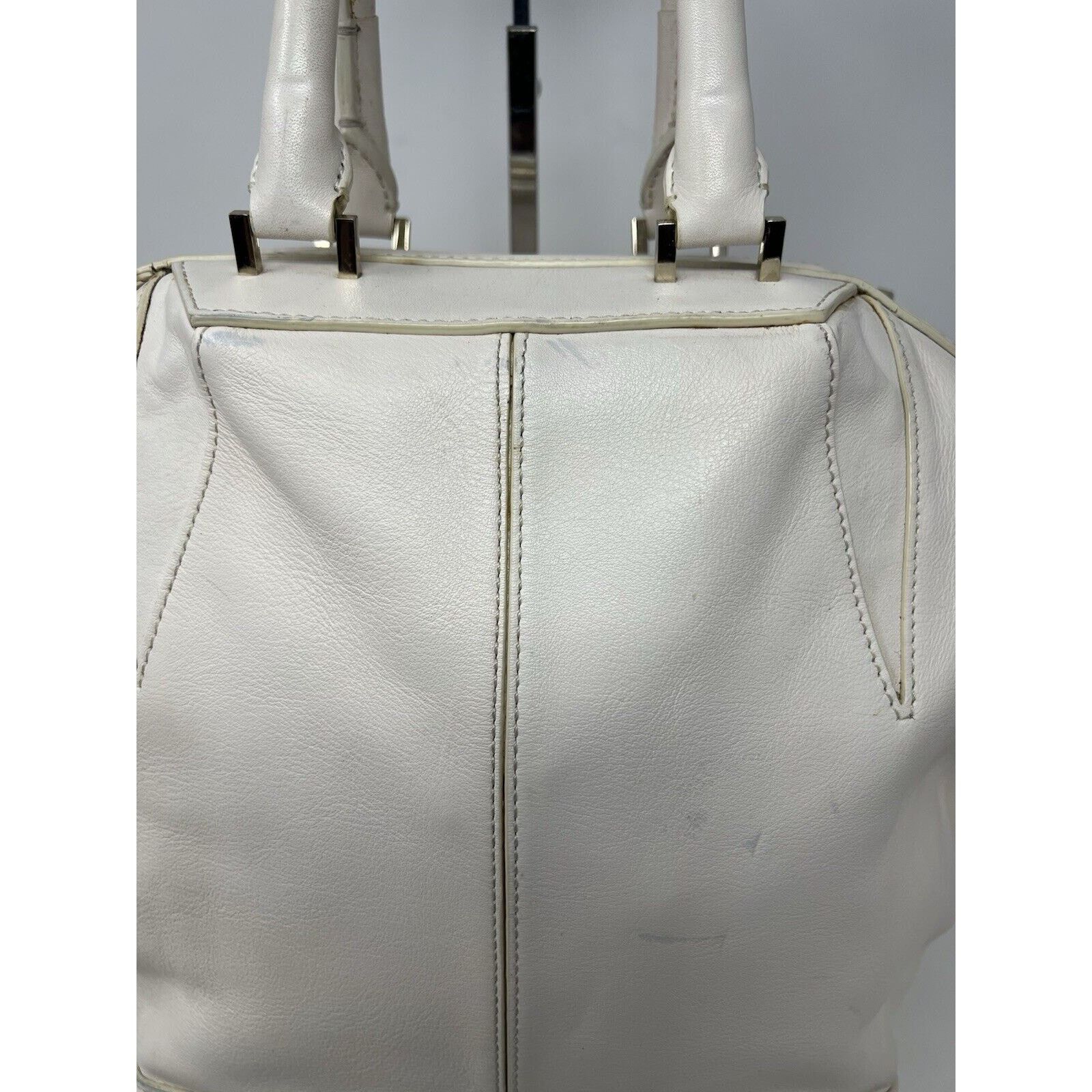 Alexander Wang Alexander Wang Leather Tote Bag Cream Emile Tote Size ONE SIZE - 2 Thumbnail