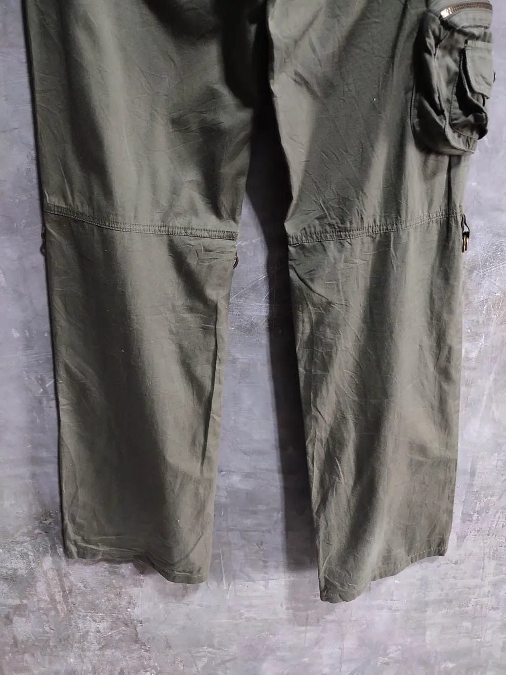 Japanese Brand Clubclubclub Japan Olive Cargo Multipocket Low rise Pants Size US 28 / EU 44 - 7 Thumbnail