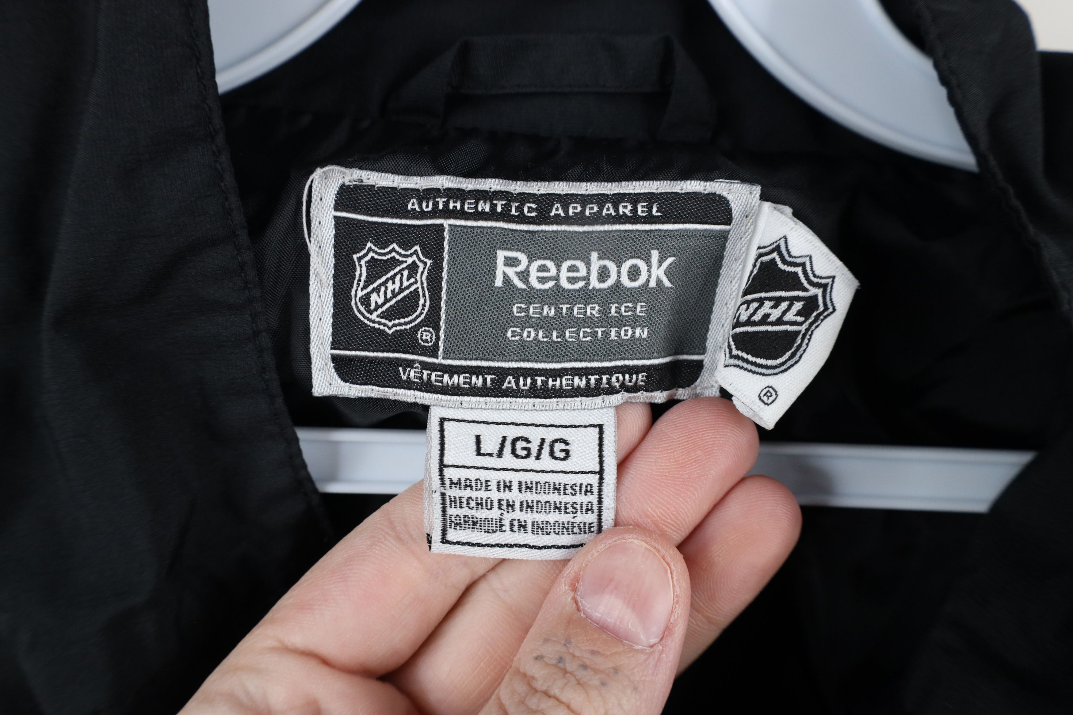 Reebok × Vintage Vintage Reebok Detroit Red Wings Hockey Half Zip Jacket Size US L / EU 52-54 / 3 - 11 Thumbnail