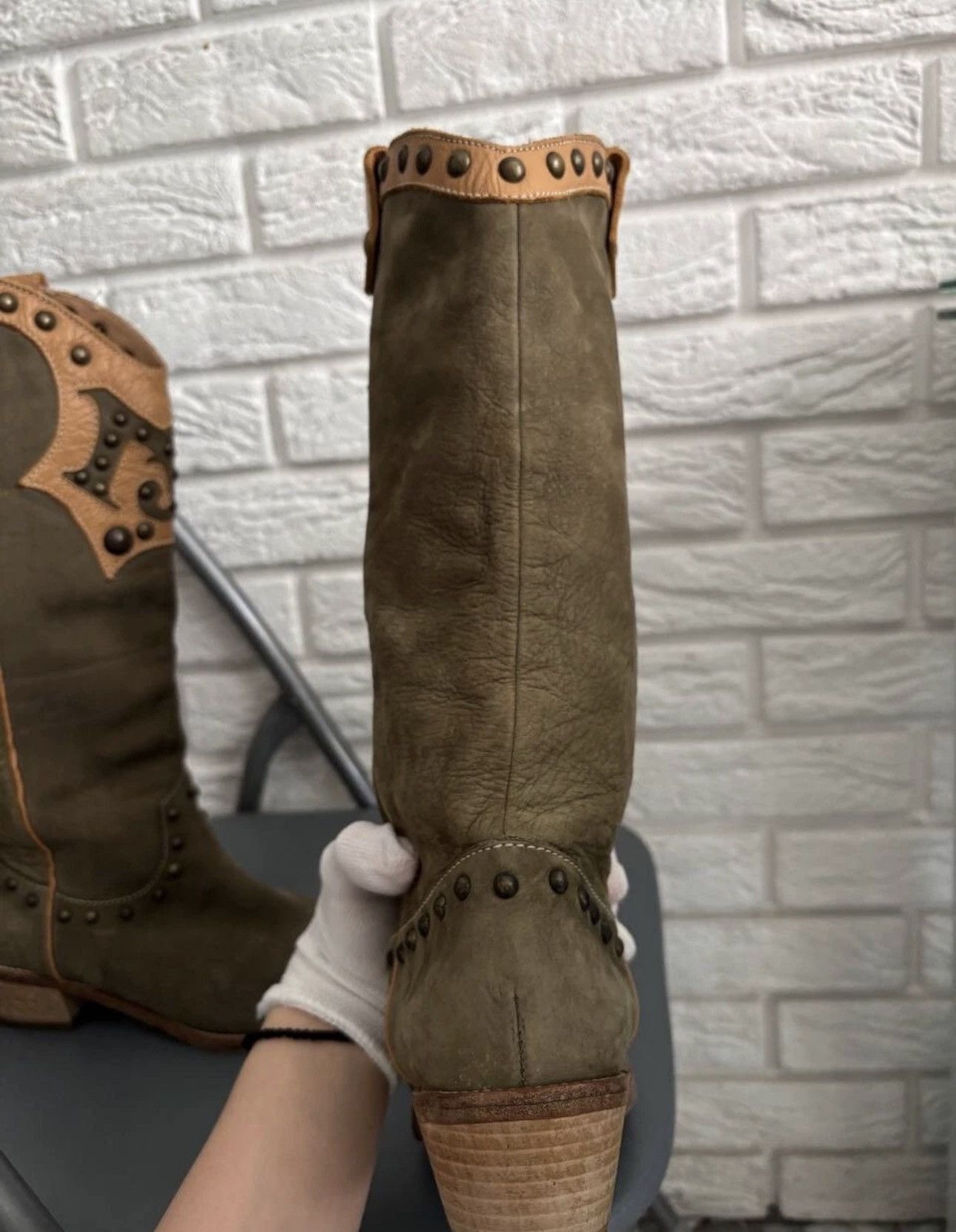 Moschino Moschino Jeans women leather cossack boots big logo Size US 8 / IT 38 - 4 Thumbnail