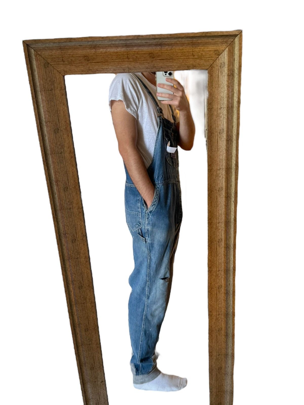 Greg Lauren SS20 Sample Hybrid Denim Overall 50/50 Fragment Size US 32 / EU 48 - 6 Thumbnail