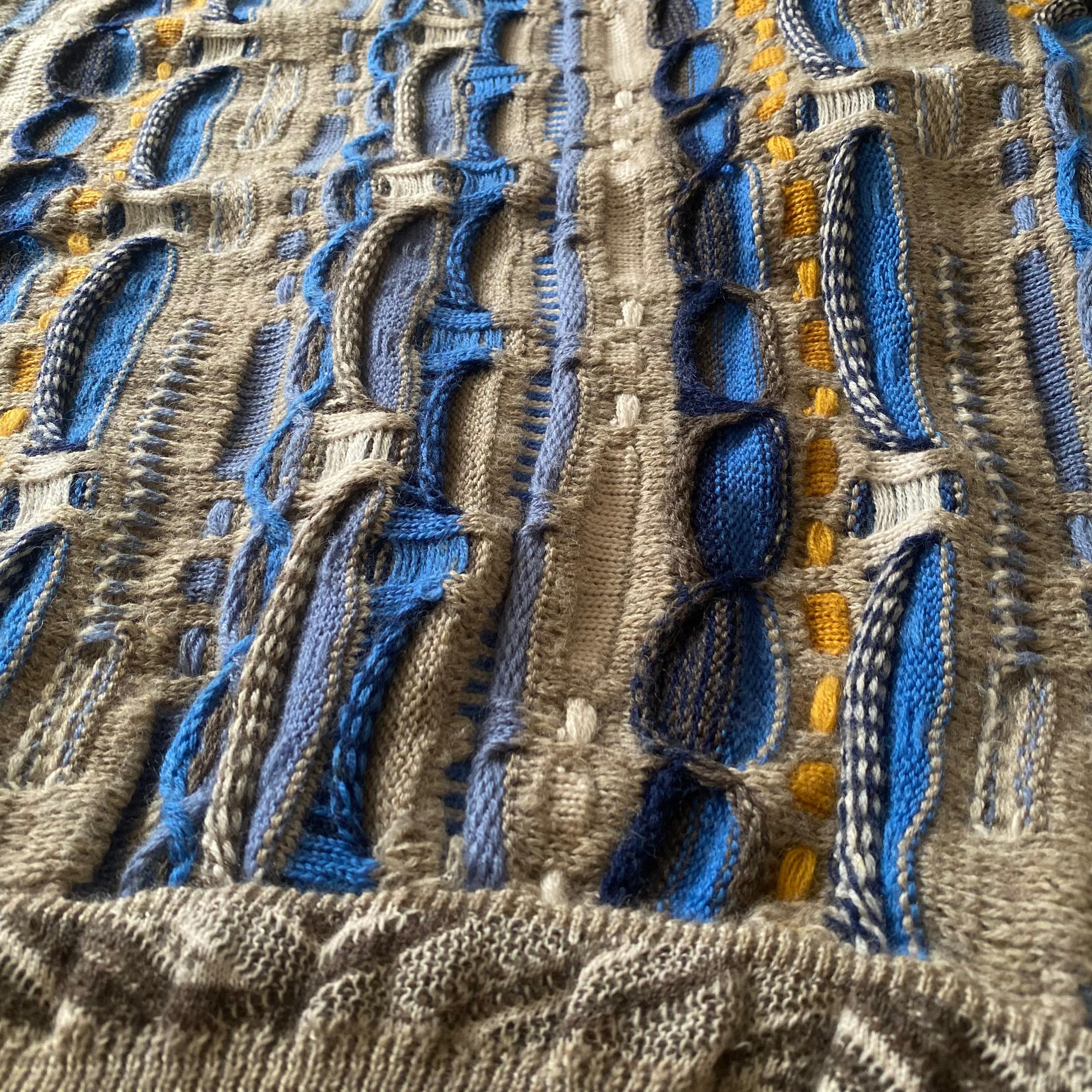 Coogi Vintage 3D Knitwear Carlo Alberto Australia Size US L / EU 52-54 / 3 - 3 Thumbnail
