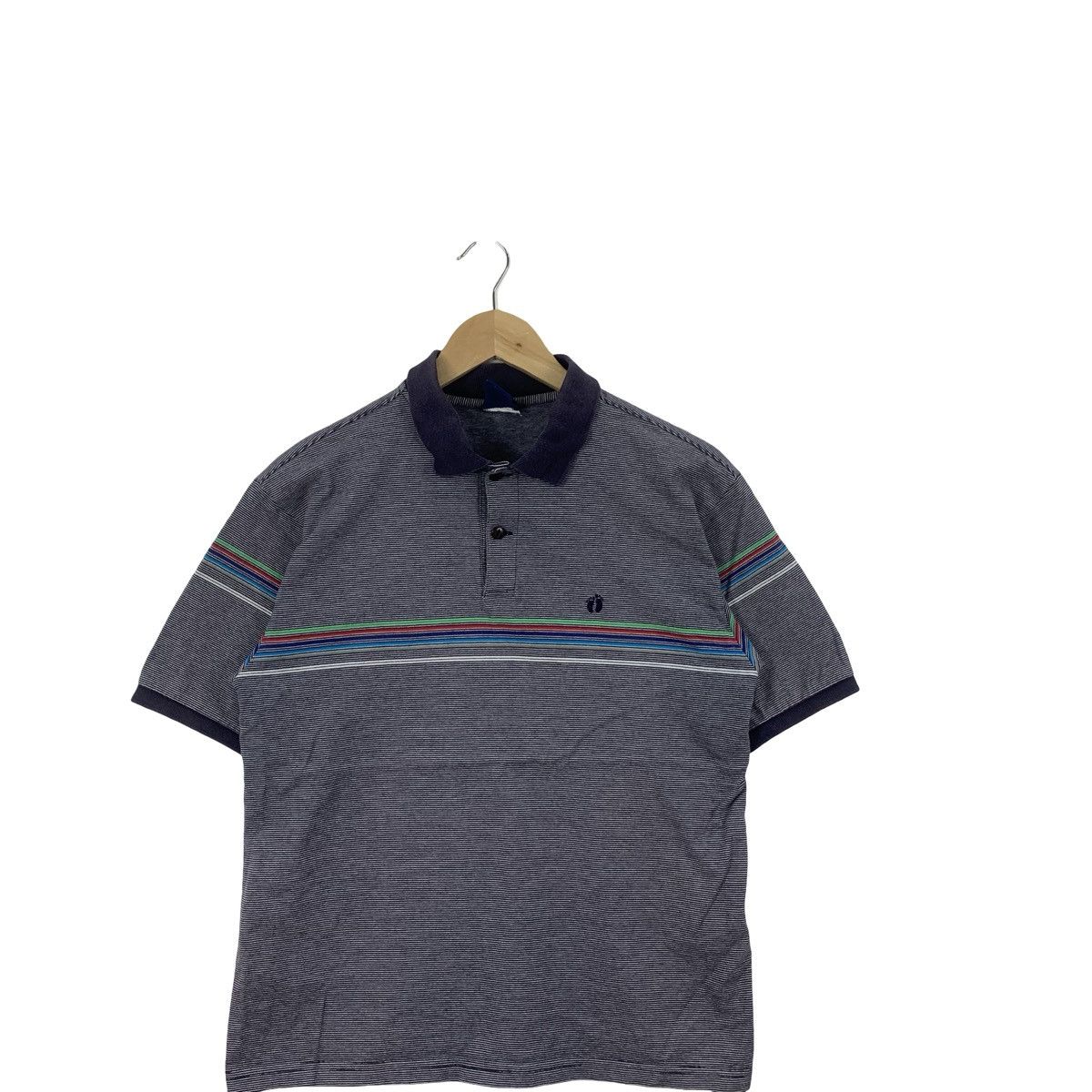 Hang Ten Vintage HANG TEN Embroidered Logo Retro Stripe Design Tee Size US M / EU 48-50 / 2 - 4 Thumbnail