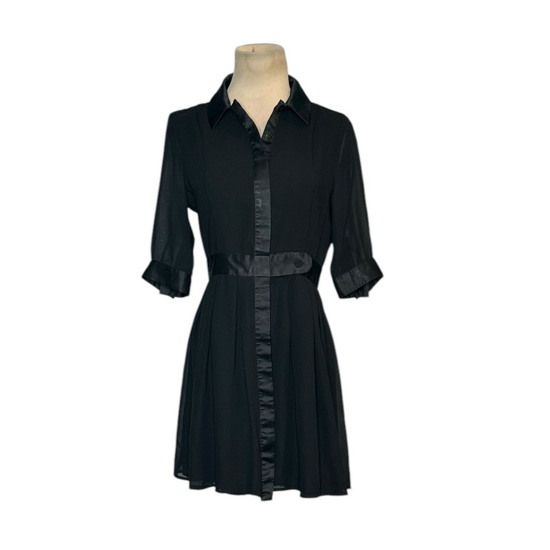 Jonathan Saunders Jonathan Saunders chiffon and satin mini shirt dress size 7 Size M / US 6-8 / IT 42-44 - 13 Thumbnail