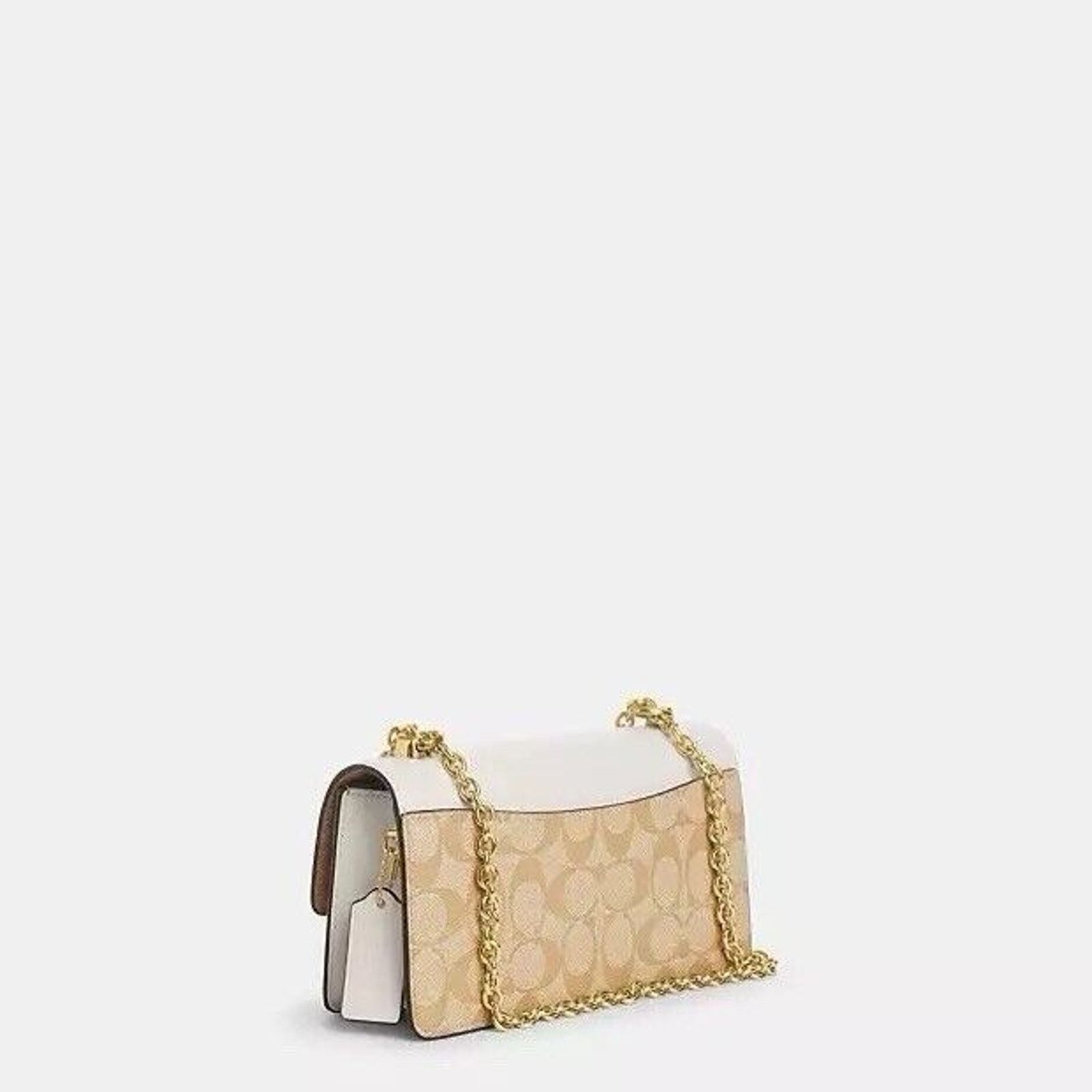 Coach NWT Coach Eliza Flap Crossbody Bag Light Khaki/Chalk CP009 Size ONE SIZE - 3 Thumbnail