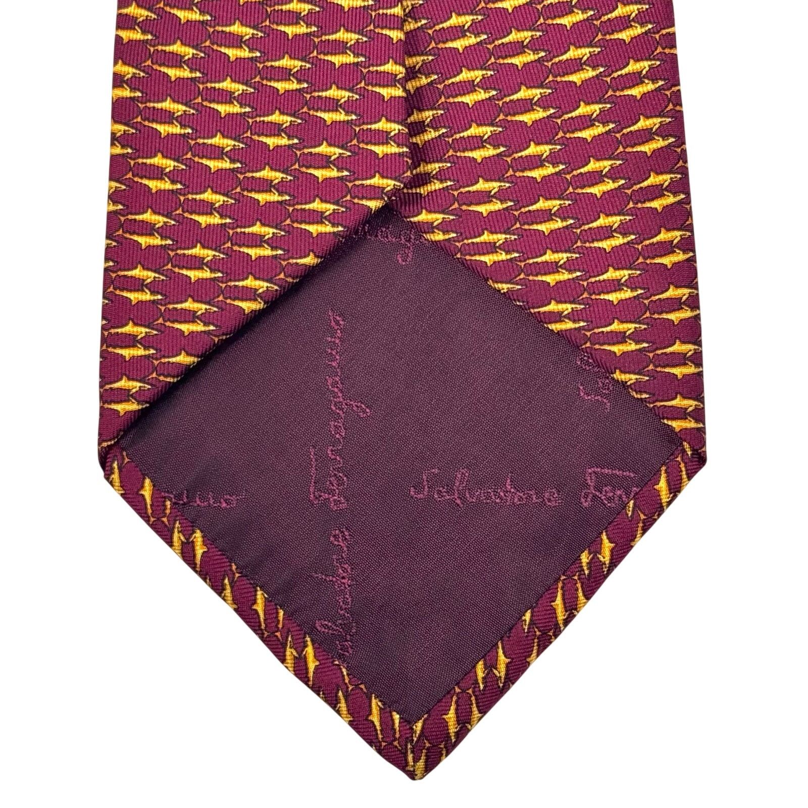 Salvatore Ferragamo Salvatore Ferragamo ‘Shark’ Tie Size ONE SIZE - 8 Thumbnail