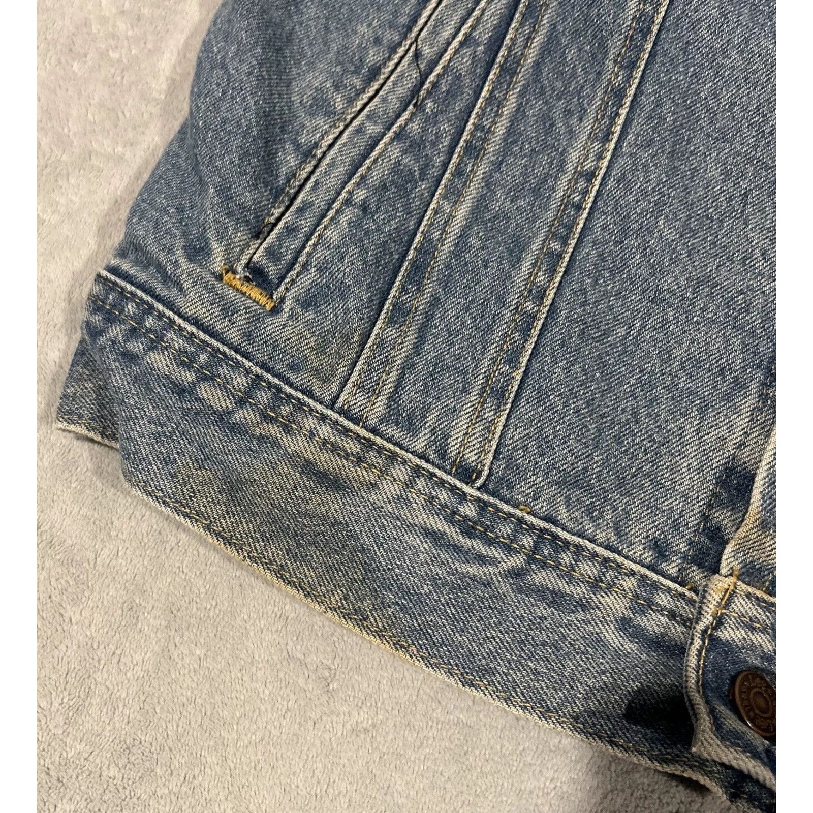 Lee Santa Cruz Ca Lee Cropped Denim Jacket Womens Small Cowgirl Size S / US 4 / IT 40 - 7 Thumbnail