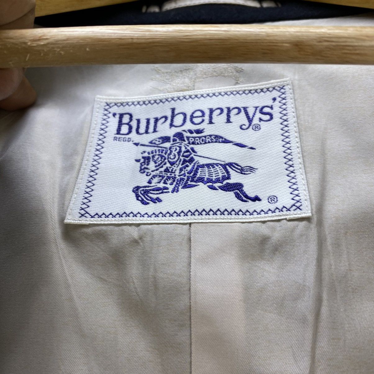 Burberry 🔥Vintage Burberrys Long Coat Wool and Cashmere Jacket Size M / US 6-8 / IT 42-44 - 10 Thumbnail