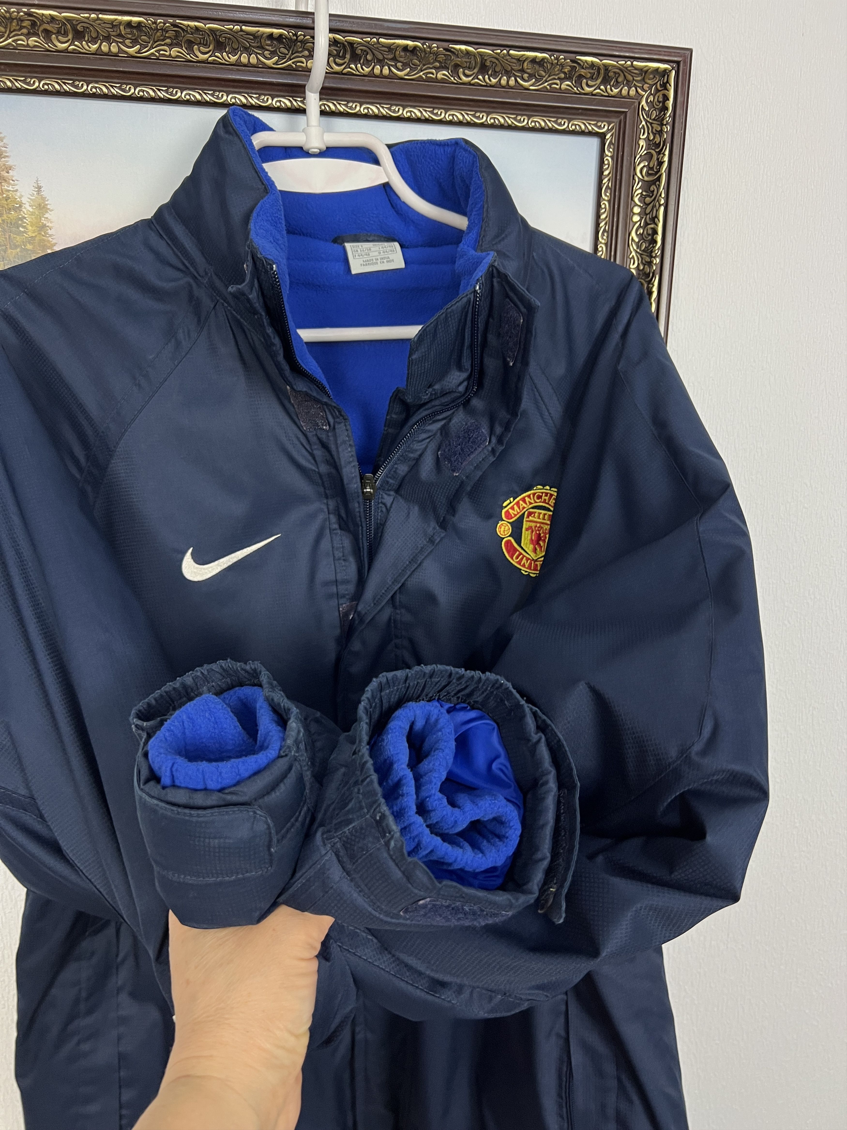 Nike Vintage Nike Manchester United Football Padded Jacket Soccer Size US S / EU 44-46 / 1 - 7 Thumbnail
