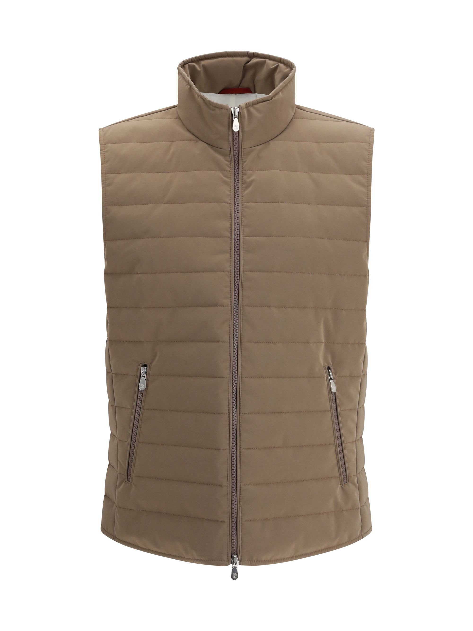 Brunello Cucinelli Quilted Vest Jacket Size US S / EU 44-46 / 1 - 1 Thumbnail
