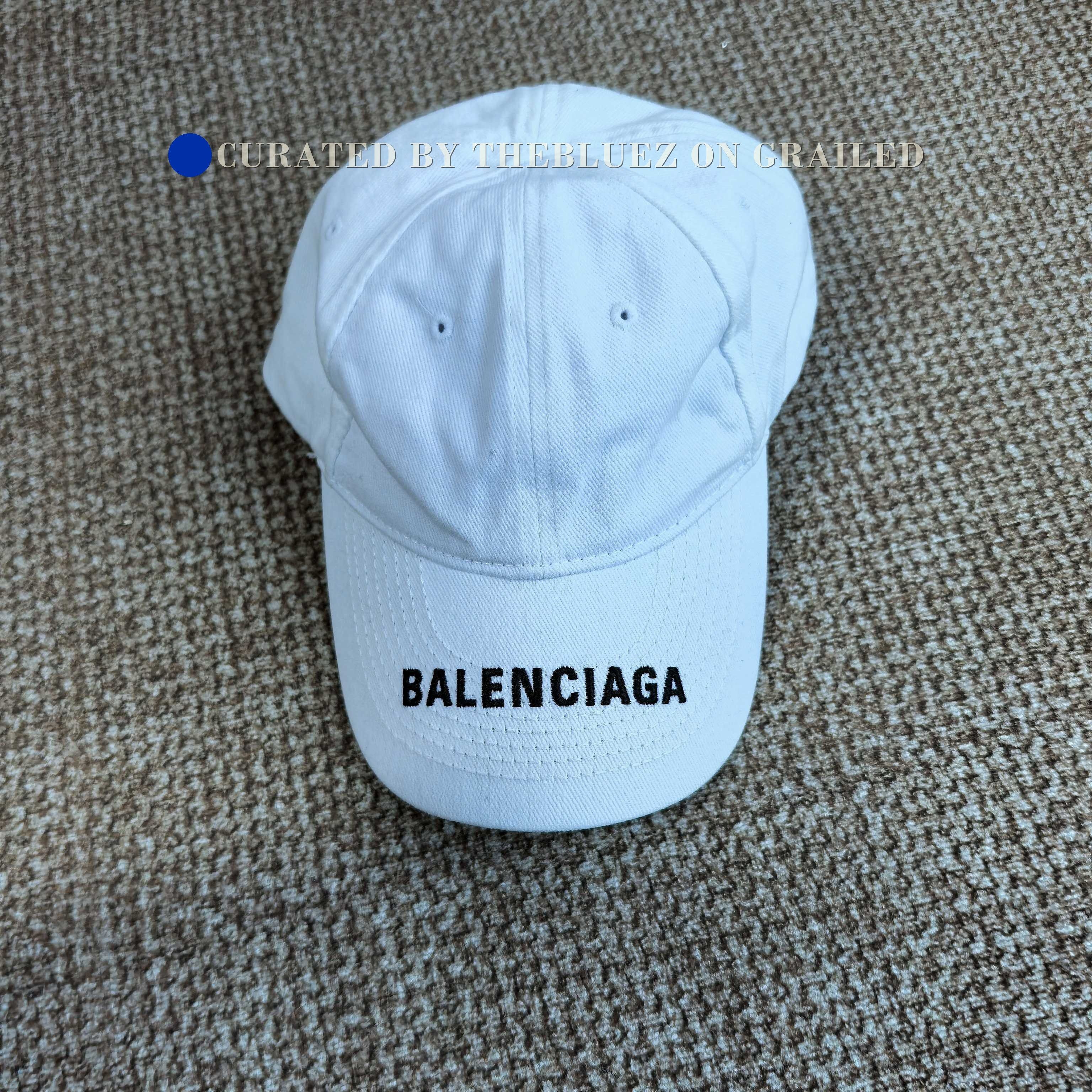 Balenciaga × Playstation Balenciaga x PS5 - White Cap | Grailed