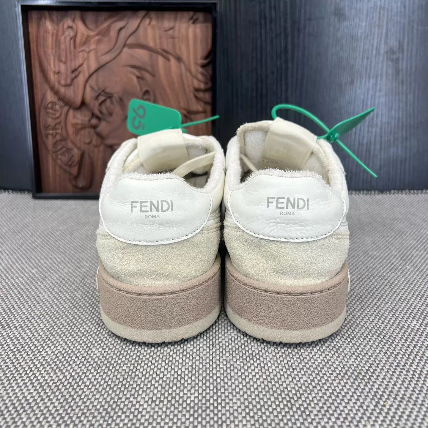 Fendi Fendi Match White & Gray Size 6 (40) Size US 7 / EU 40 - 5 Thumbnail