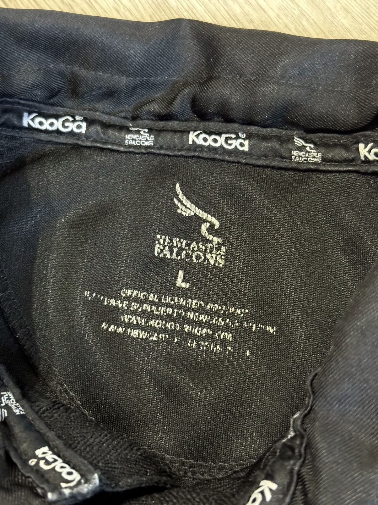 Vintage 🔷Vintage Kooga Newcastle Falcons 2004/06 Rugby Shirt🔷 Size US L / EU 52-54 / 3 - 4 Thumbnail