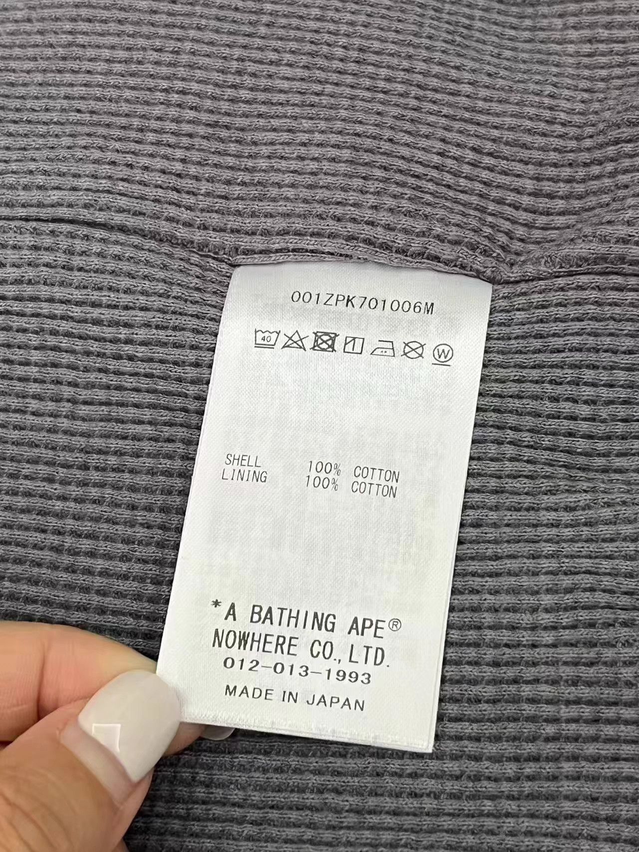 Bape BAPE Gray Shark Full Zip Hoodie K5 Size US L / EU 52-54 / 3 - 8 Thumbnail