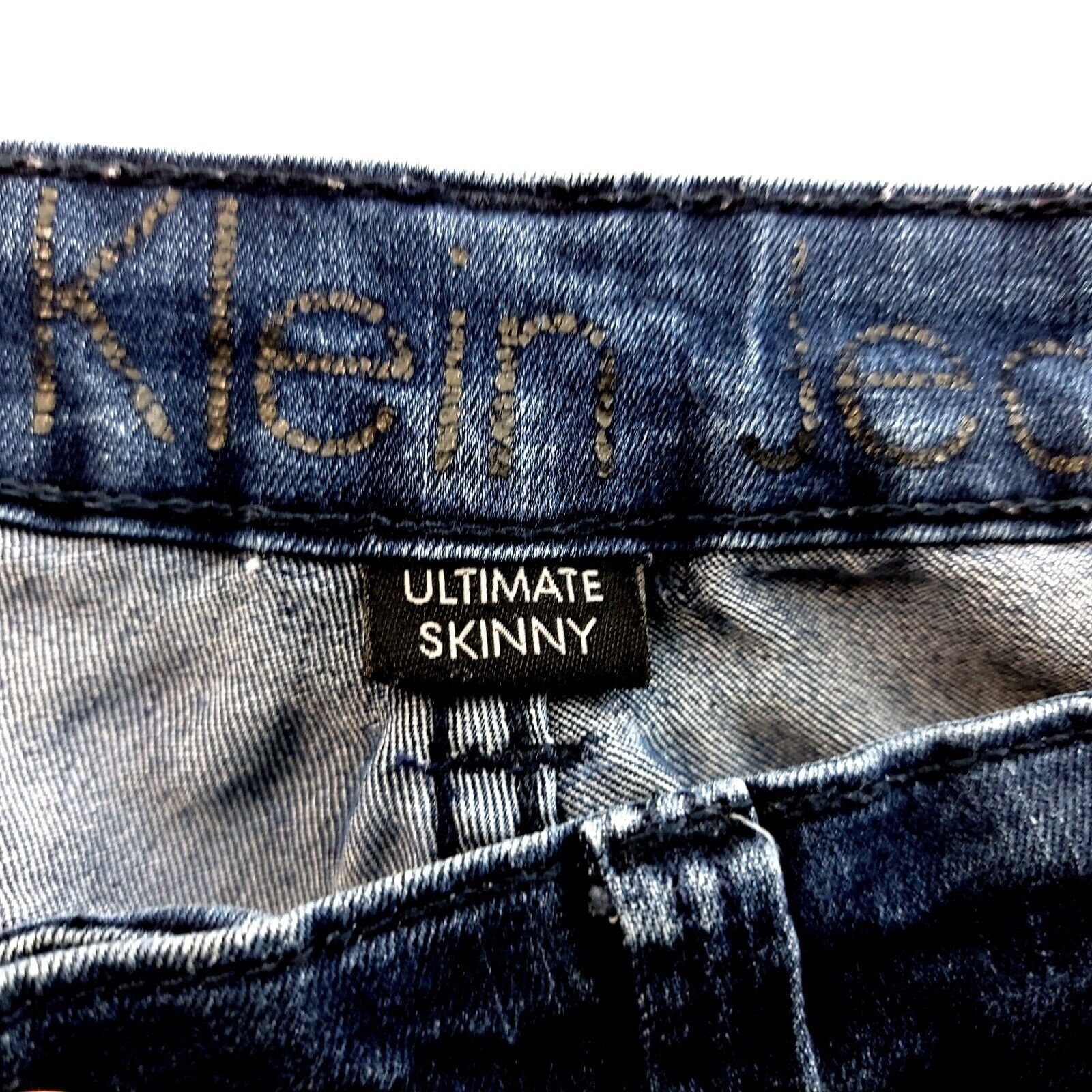 Calvin Klein Calvin Klein Ultimate Skinny Dark Blue Denim Jeans 26/2 Mid Size US 28 / EU 44 - 6 Thumbnail