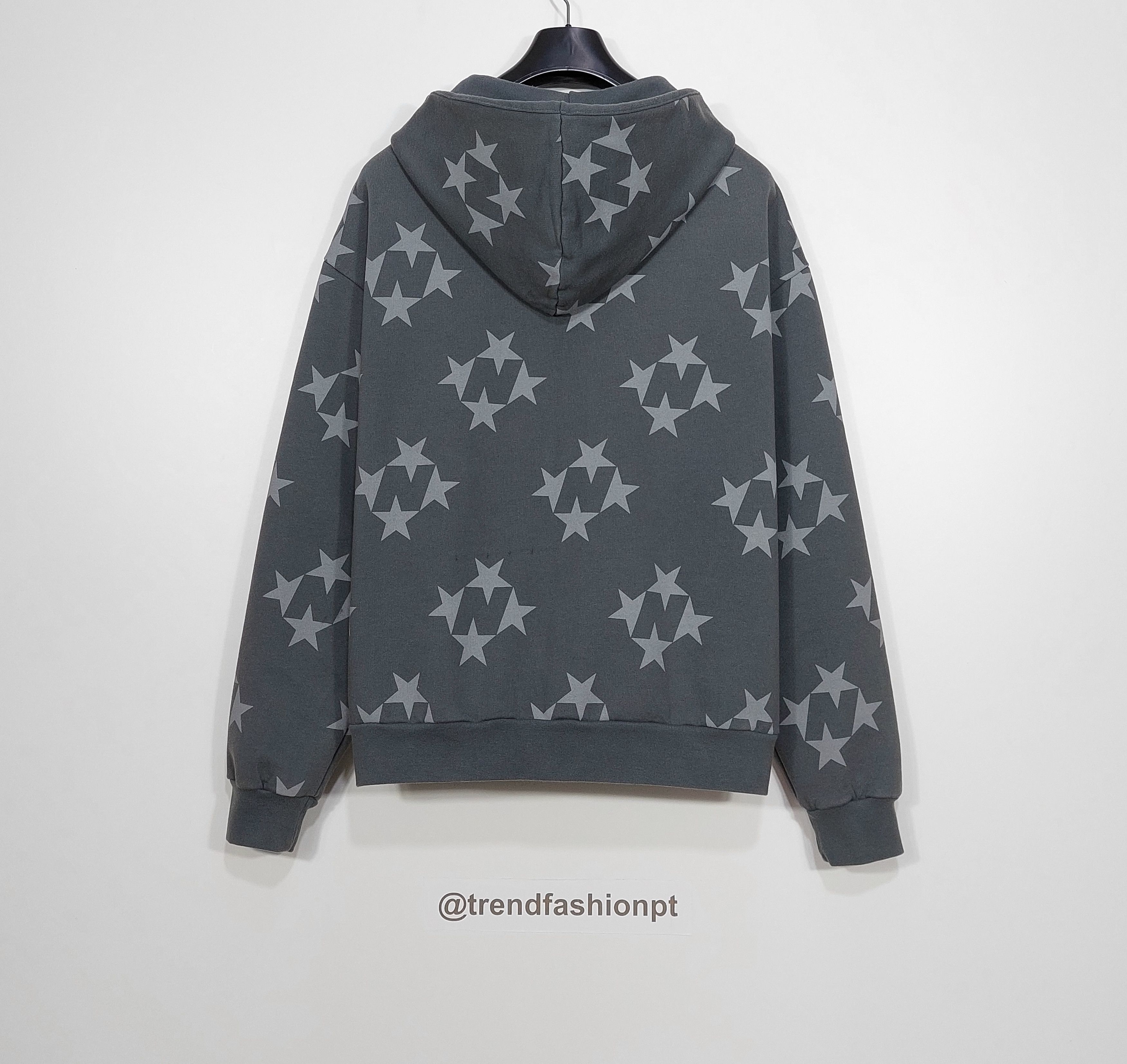 Other 99BASED star monogram zip hoodie - dark grey L Size US L / EU 52-54 / 3 - 6 Thumbnail