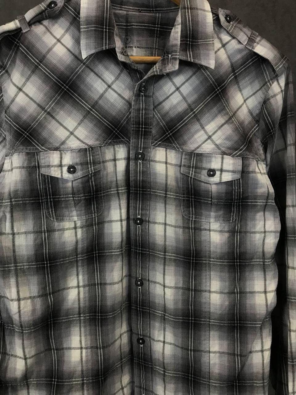 Allsaints Allsaints vintage designer logo shirt Size US M / EU 48-50 / 2 - 3 Thumbnail
