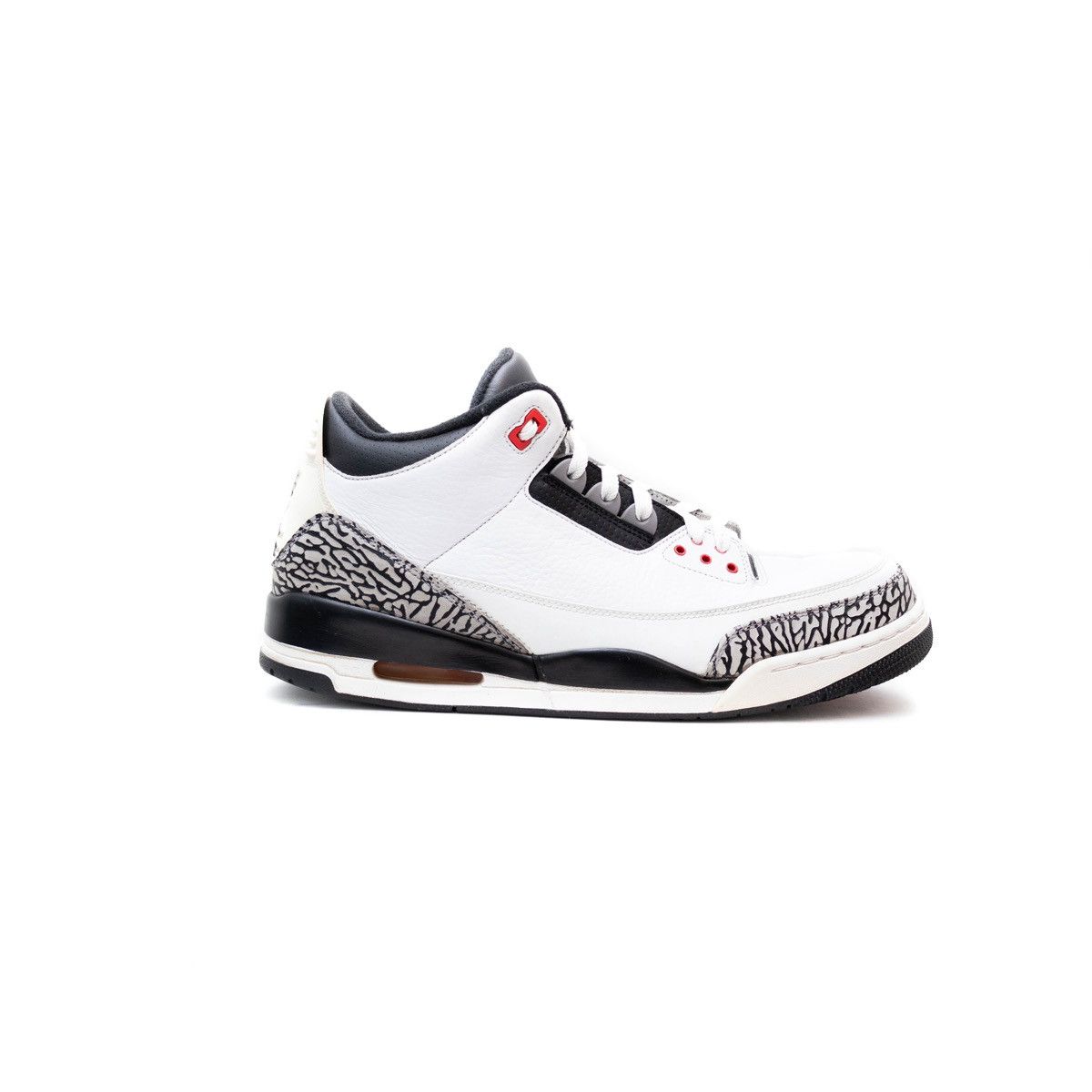Jordan Brand NIKE AIR JORDAN 3 RETRO WHITE BLACK CEMENT GREY INFRARED 23 Size US 13 / EU 46 - 3 Thumbnail