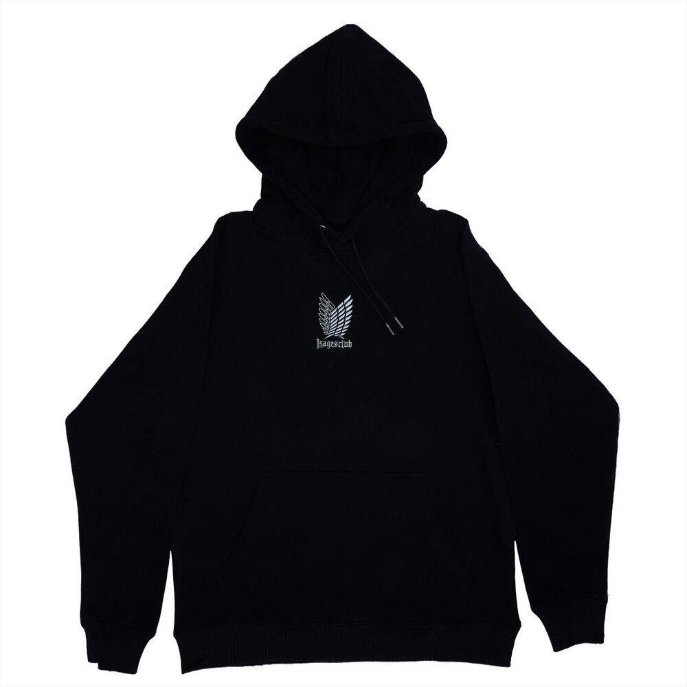 Designer KAGESCLUB Wings Hoodie - Black (Size S) Size US S / EU 44-46 / 1 - 1 Thumbnail