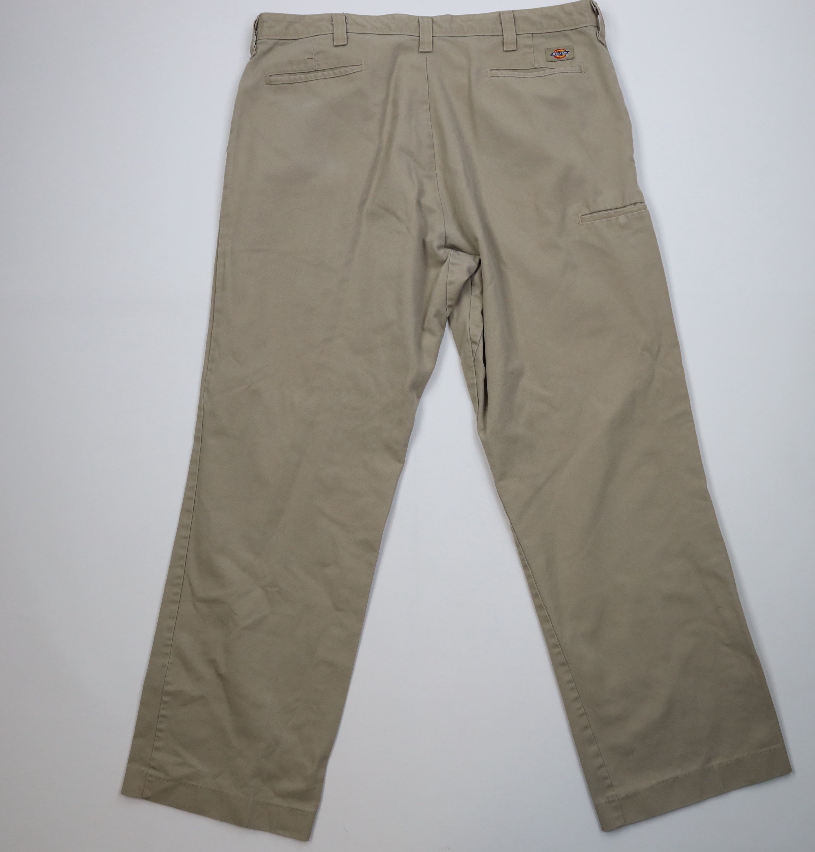 Dickies Vintage Dickies Spell Wide Leg Dungaree Pants Beige Workwear Size US 42 / EU 58 - 7 Thumbnail