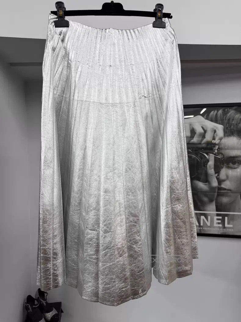 Gucci Gucci Silver skirt Size 28" / US 6 / IT 42 - 2 Thumbnail