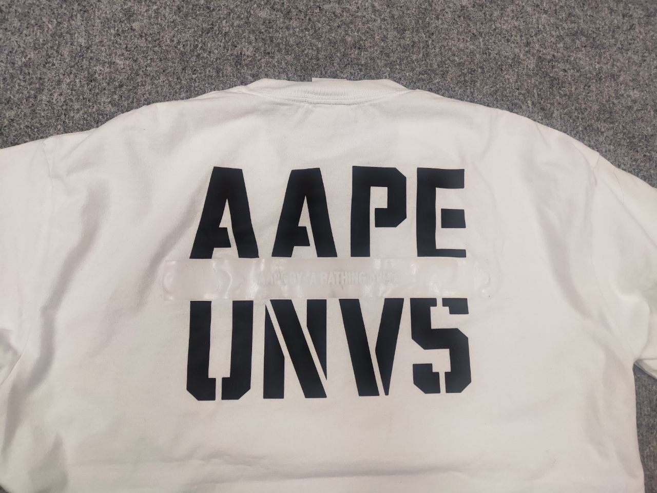 Aape Aape by a Bathing ape Cotton Logo UNVS t shirt Vintage Japan Size US XL / EU 56 / 4 - 9 Thumbnail