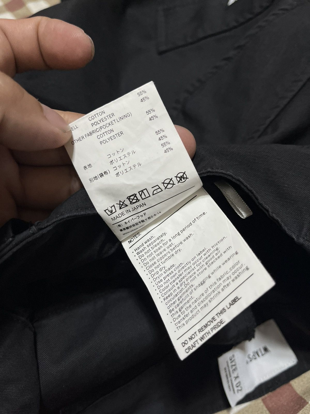 Wtaps WTAPS SS22 BLACK CARGO SHORTS Size US 32 / EU 48 - 11 Thumbnail
