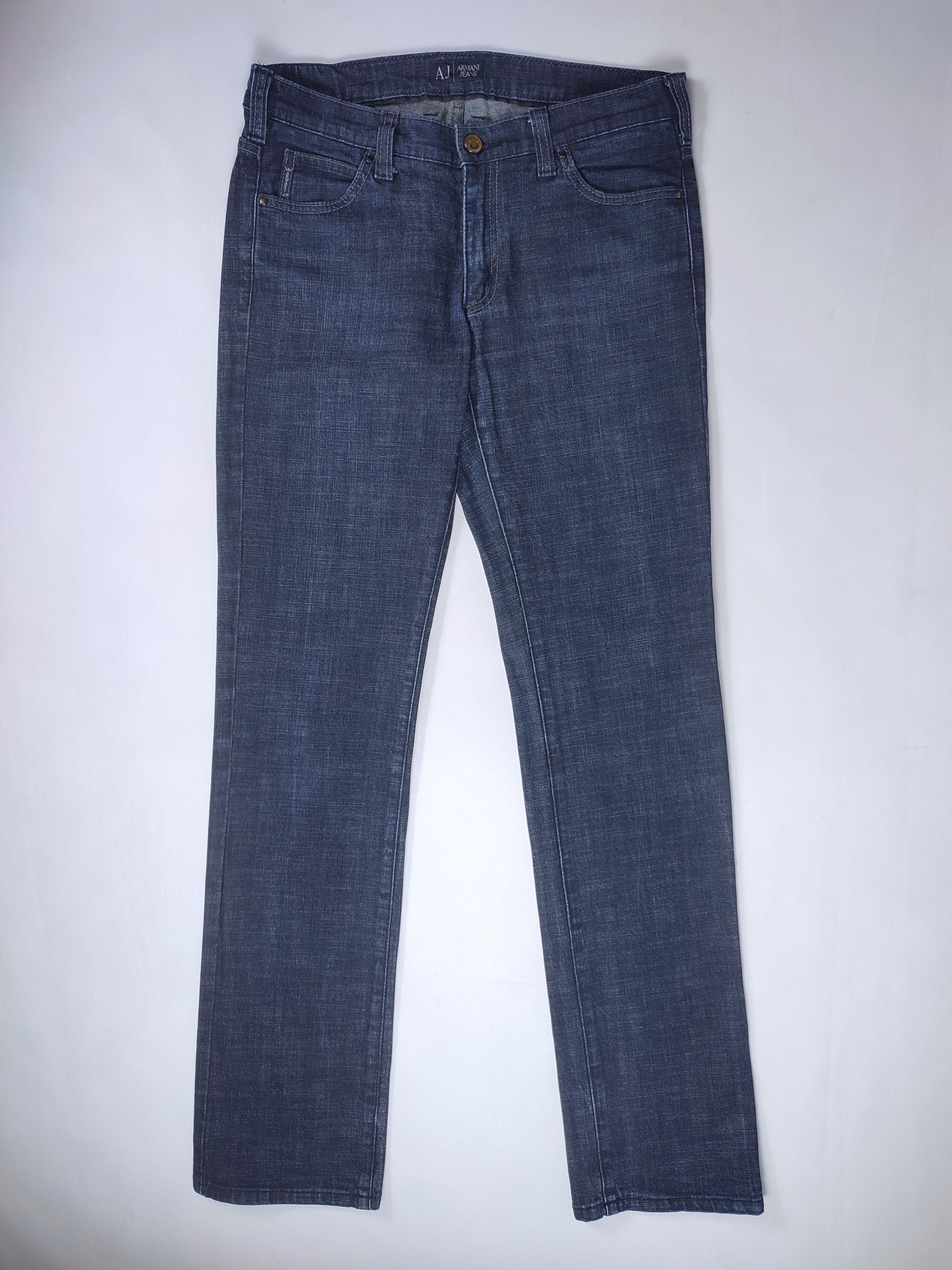 Armani Armani Jeans Stretched Indigo Pants Size US 29 - 4 Thumbnail