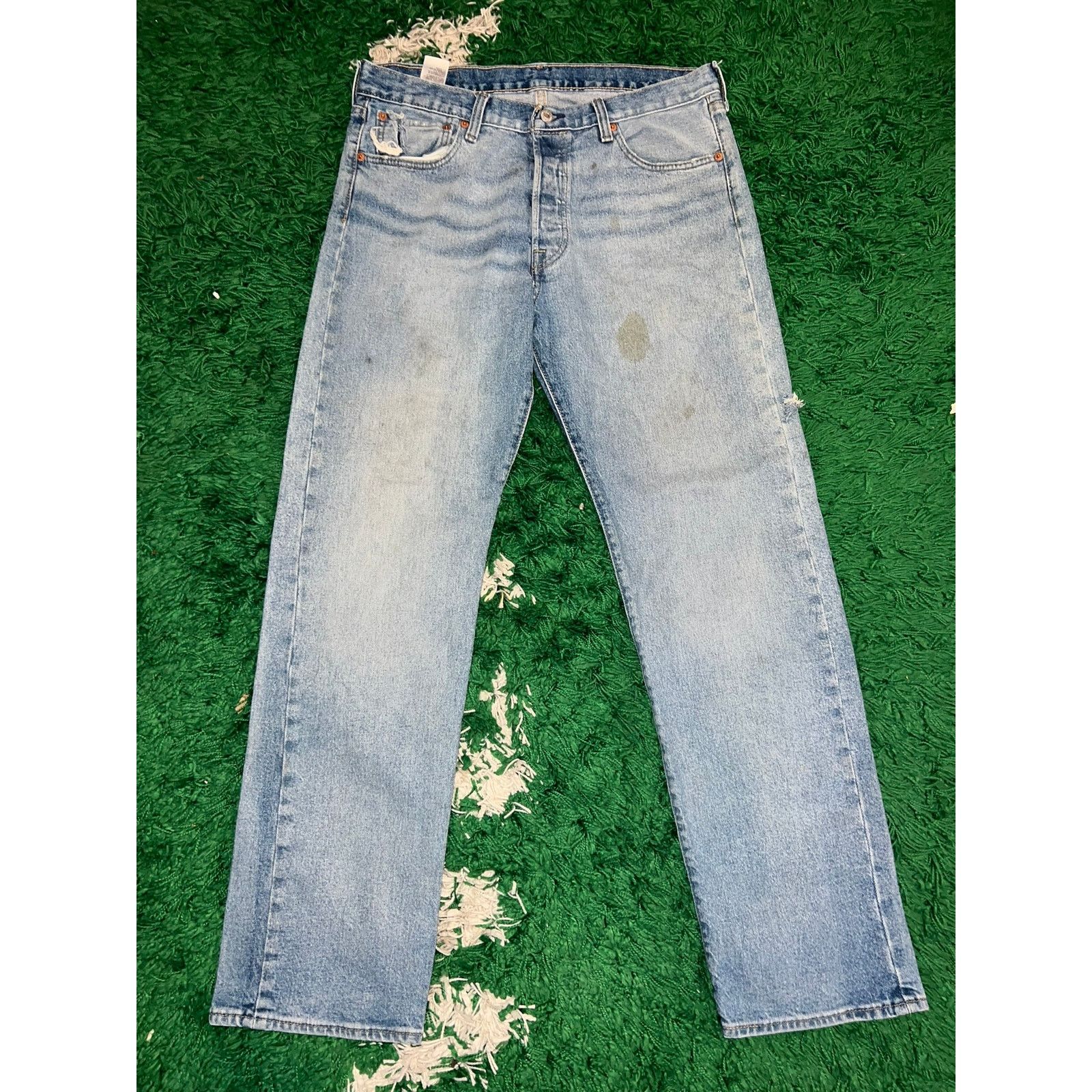 Levi's Y2K Levi's Strauss Riveted Button Jeans Denim Jean 34x32 Size US 34 / EU 50 - 2 Thumbnail