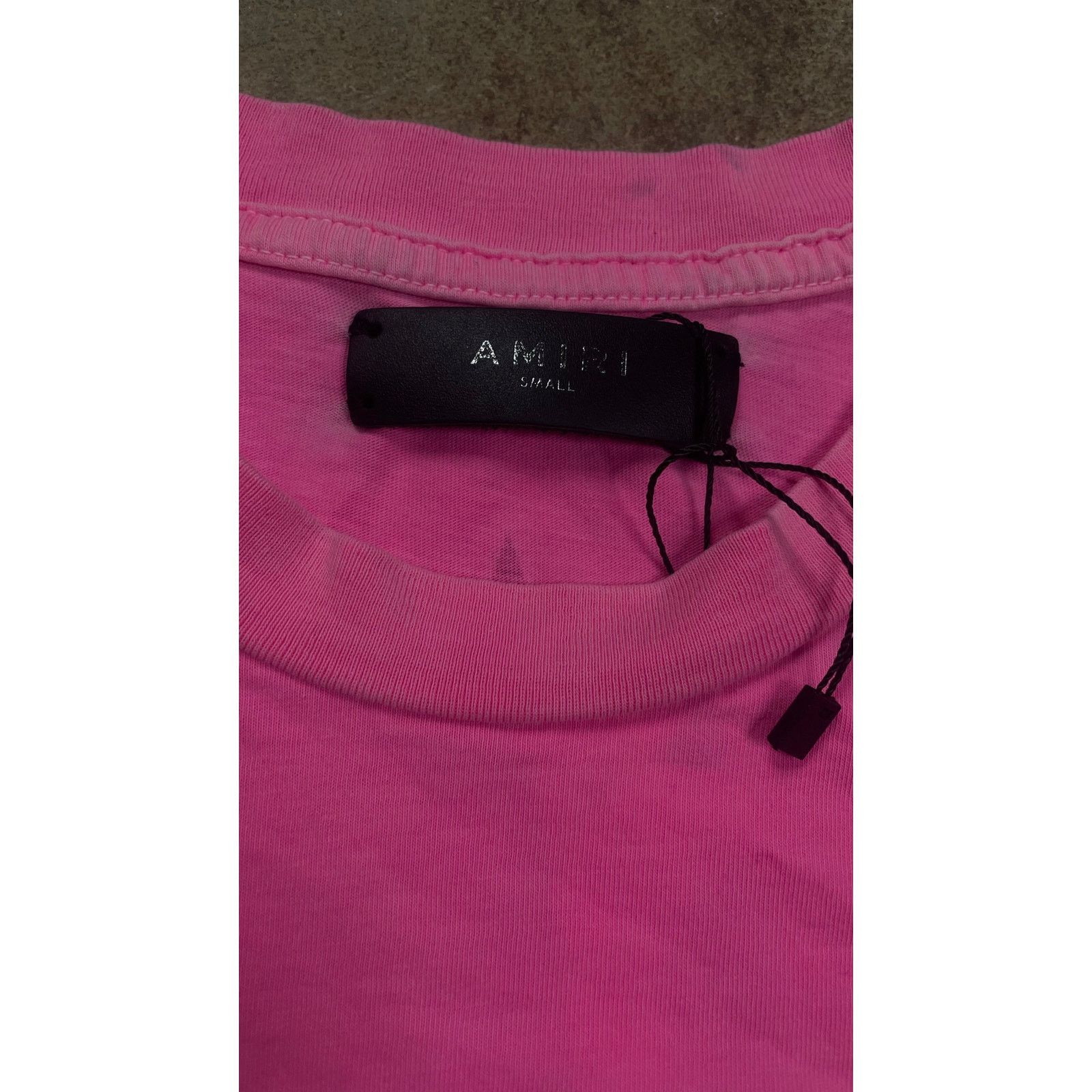 Amiri Amiri 3 Star Pink tee Used Small Size US S / EU 44-46 / 1 - 3 Thumbnail
