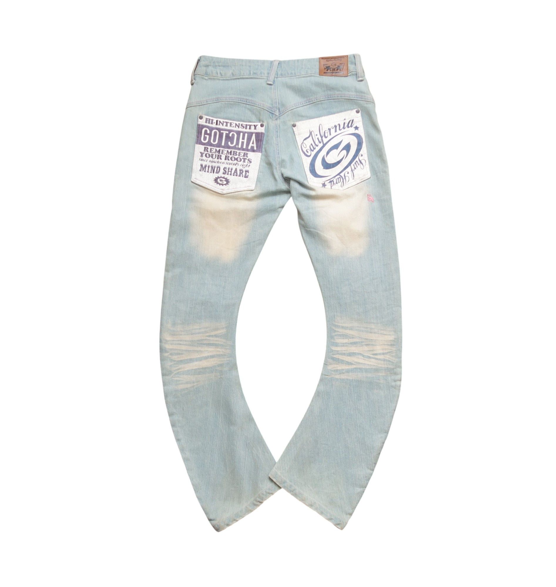 Le Grande Bleu (L.G.B.) 🔥Sick Y2K LGB Vintage Gotcha Banana Curved Denim Vkei Size US 32 / EU 48 - 2 Thumbnail