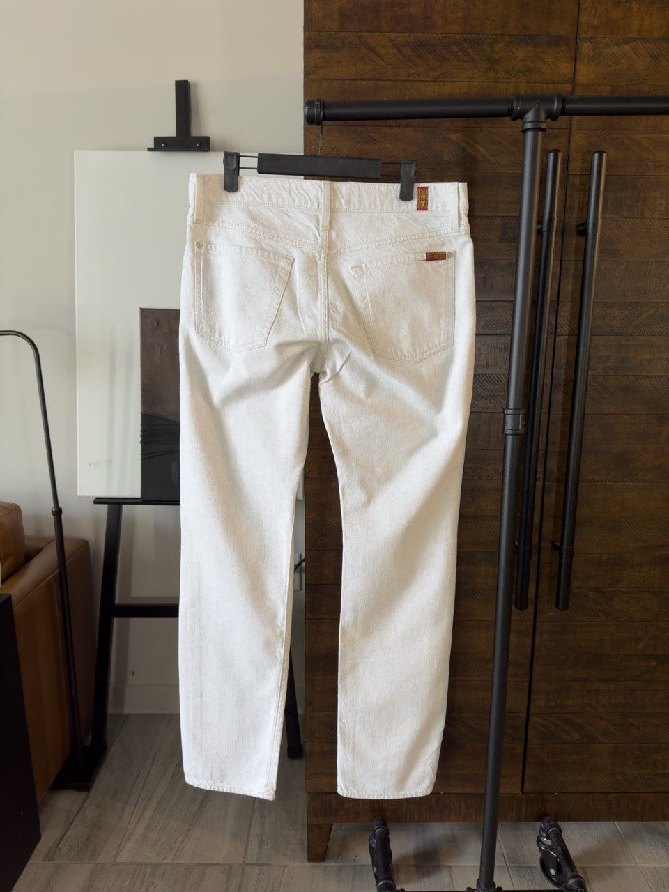 7 For All Mankind 7 for all Mankind Slimmy Jeans - White - Size 32 Size US 32 / EU 48 - 2 Thumbnail