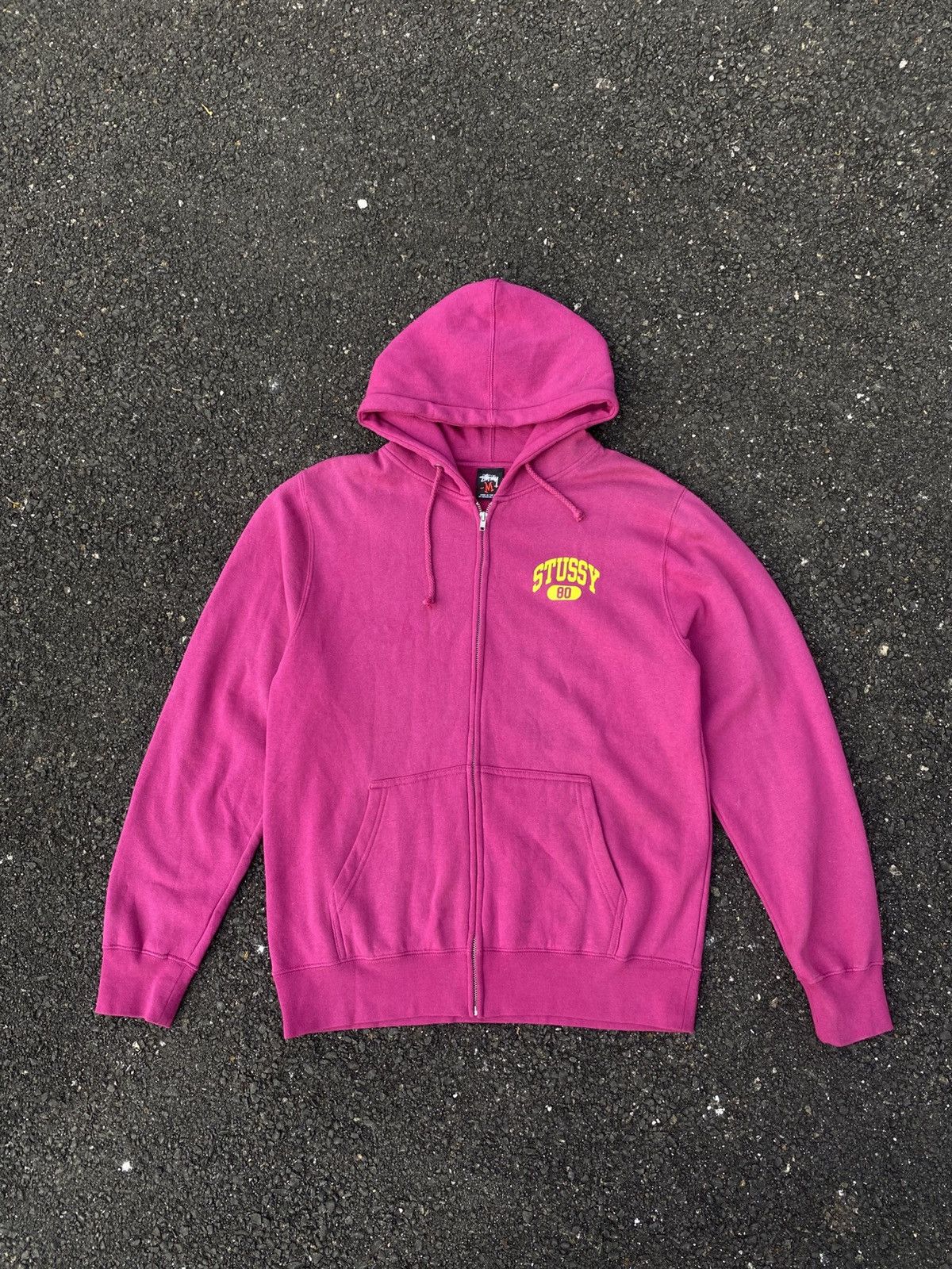Stussy Stussy 80 Vintage 2000s Zipper Hoodie Size US XL / EU 56 / 4 - 1 Thumbnail