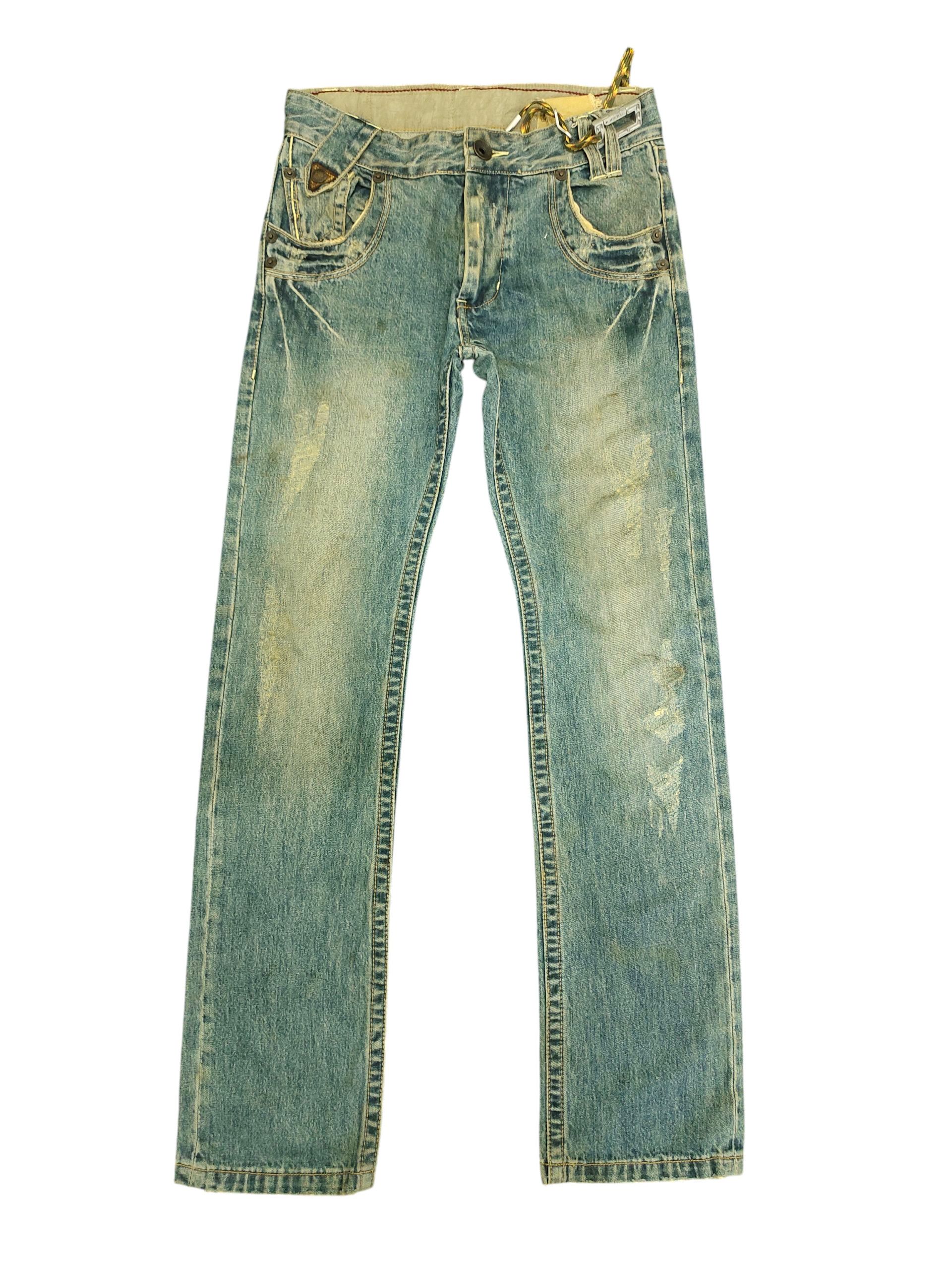 Undercover Tough Chatham Rusty Clawmark Distress Denim Jeans Size US 30 / EU 46 - 1 Thumbnail