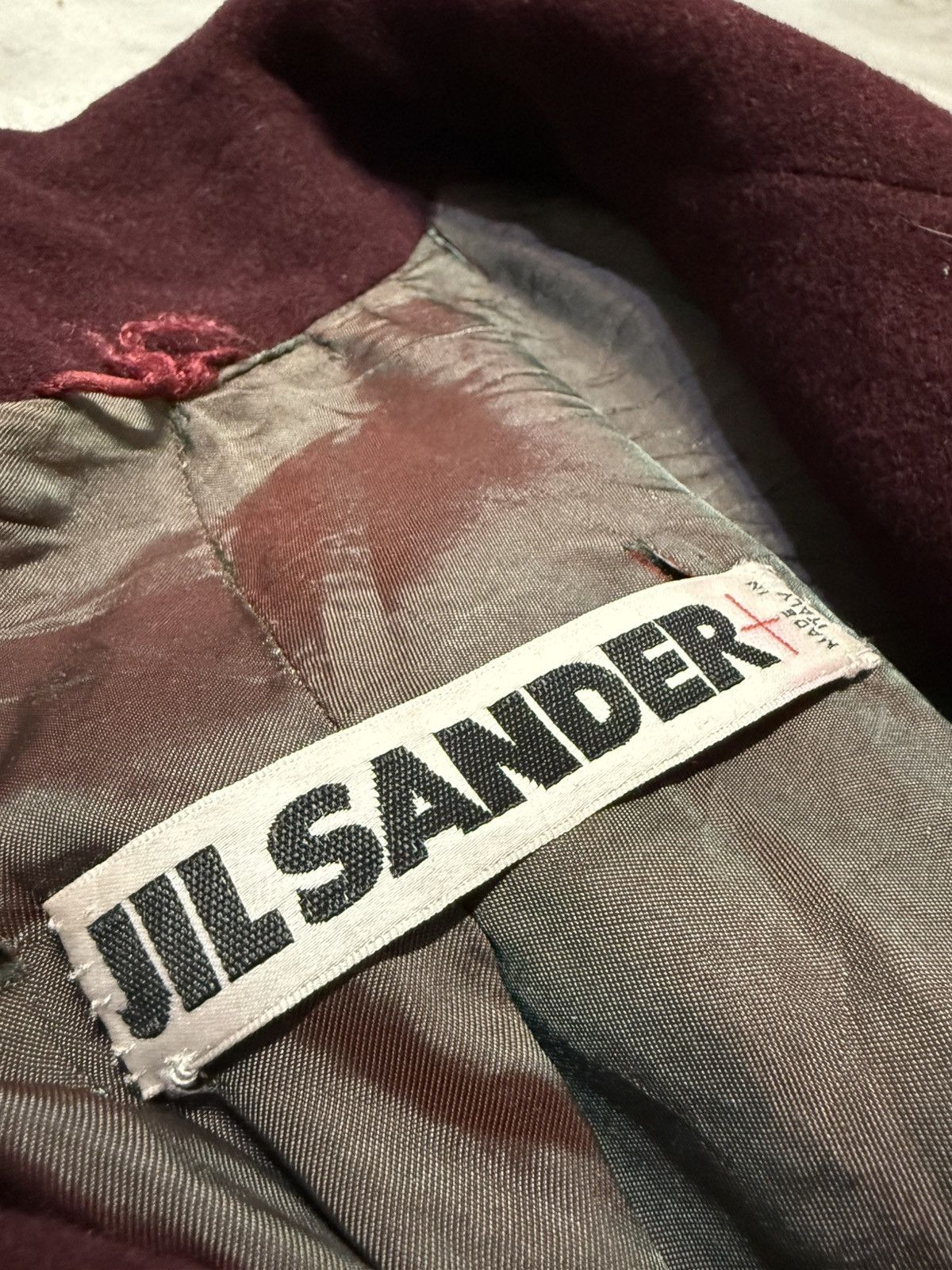 Japanese Brand Jil Sander coat Vintage jacket bomber 90s wool cashmere y2k Size M / US 6-8 / IT 42-44 - 2 Thumbnail