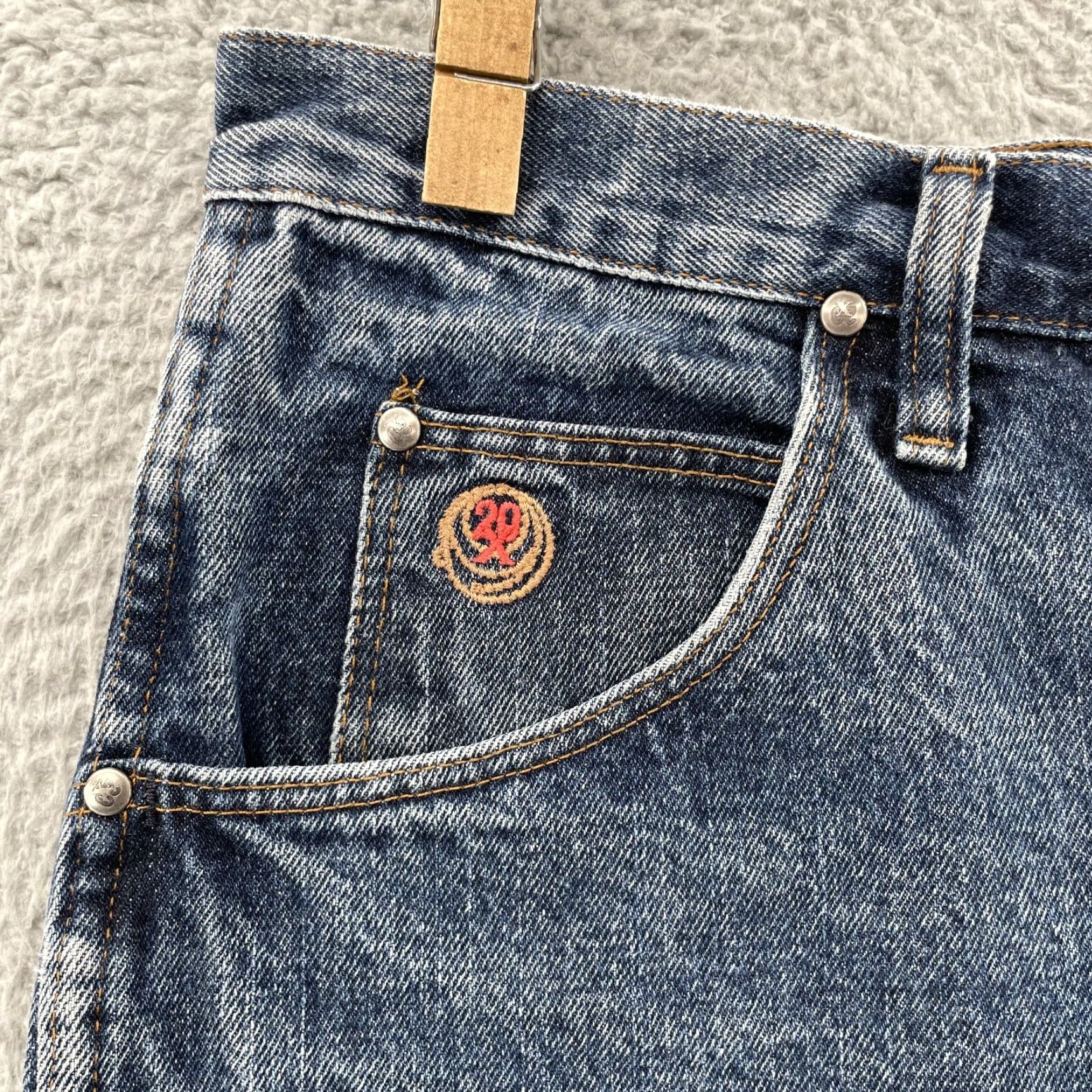 Wrangler Wrangler 20X Jeans Men 32x29 Western Workwear Cowboy Rodeo Competition Style 01 90s Mens Blue Cotton Denim 5-Pocket Relaxed Regular Straight Size US 32 / EU 48 - 2 Thumbnail