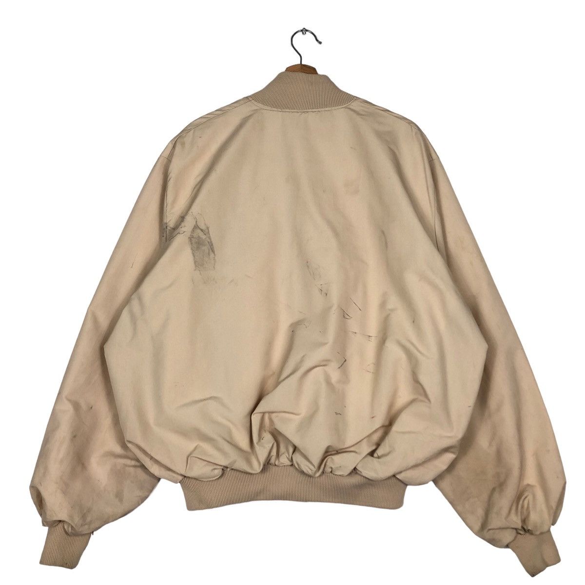 Japanese Brand 🔥 90’s Vtg Bomber Jacket Palm Beach Sports Big Logo Size US XXL / EU 58 / 5 - 8 Thumbnail