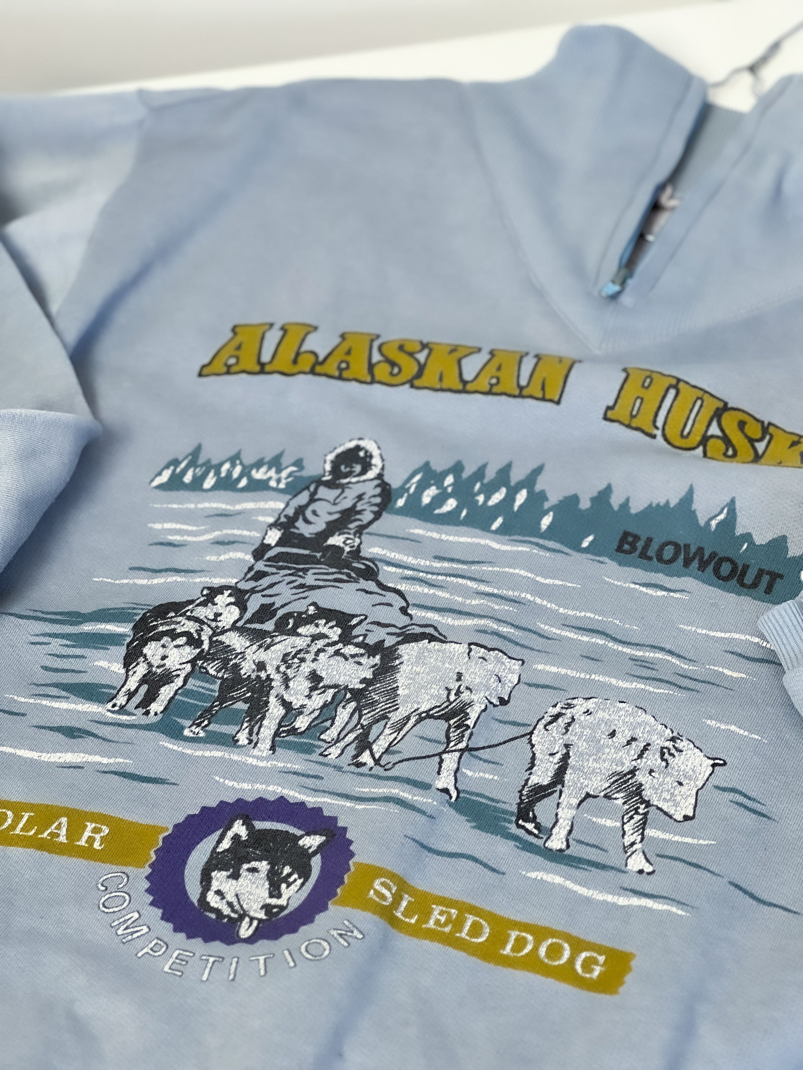 Vintage Ackermann ALASKAN HUSKY COMPETITION Vintage 80's Zip 1/4 Size US L / EU 52-54 / 3 - 4 Thumbnail