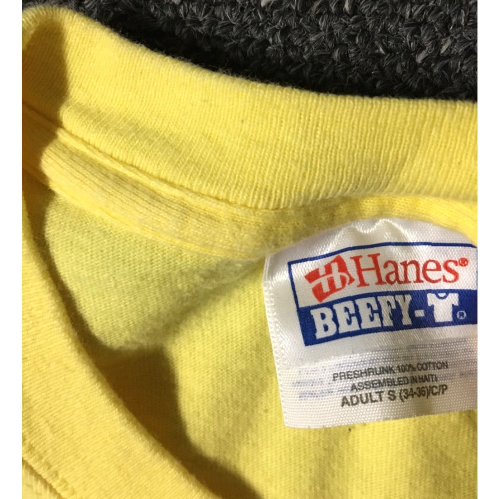 Hanes VINTAGE Yoplait Race For The Cure Marathon Volunteer Shirt S Breast Cancer Awareness Men Yellow Graphic Tee 90s Ribbon Ultra Retro Cups? Size US S / EU 44-46 / 1 - 5 Thumbnail