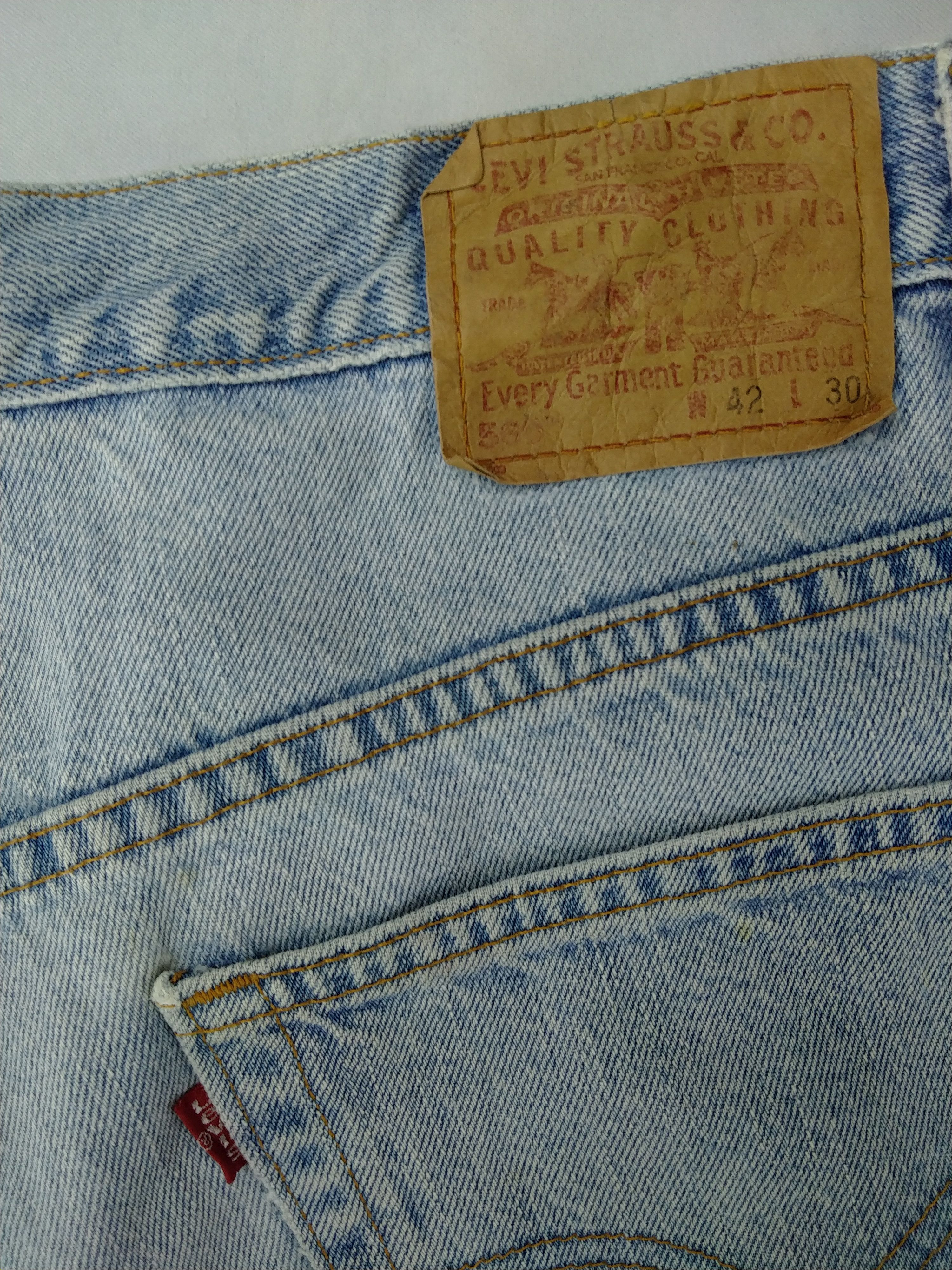Japanese Brand Light Wash Vintage Levi's 560 Jeans 40x29.5 Denim -JN1032 Size US 40 / EU 56 - 9 Thumbnail