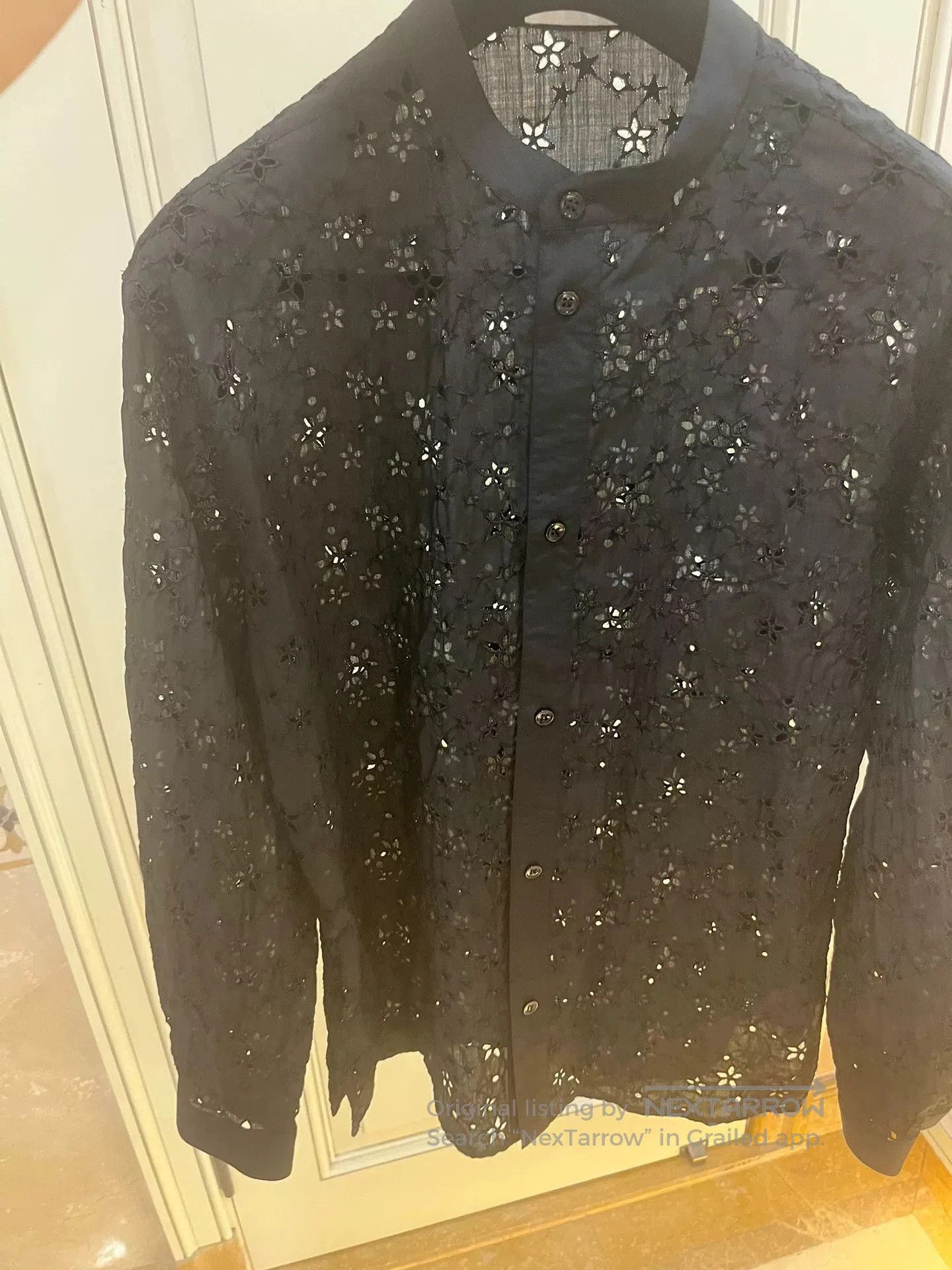 Saint Laurent Paris Saint Laurent Black Star Embroidery Shirt. Size US M / EU 48-50 / 2 - 8 Thumbnail