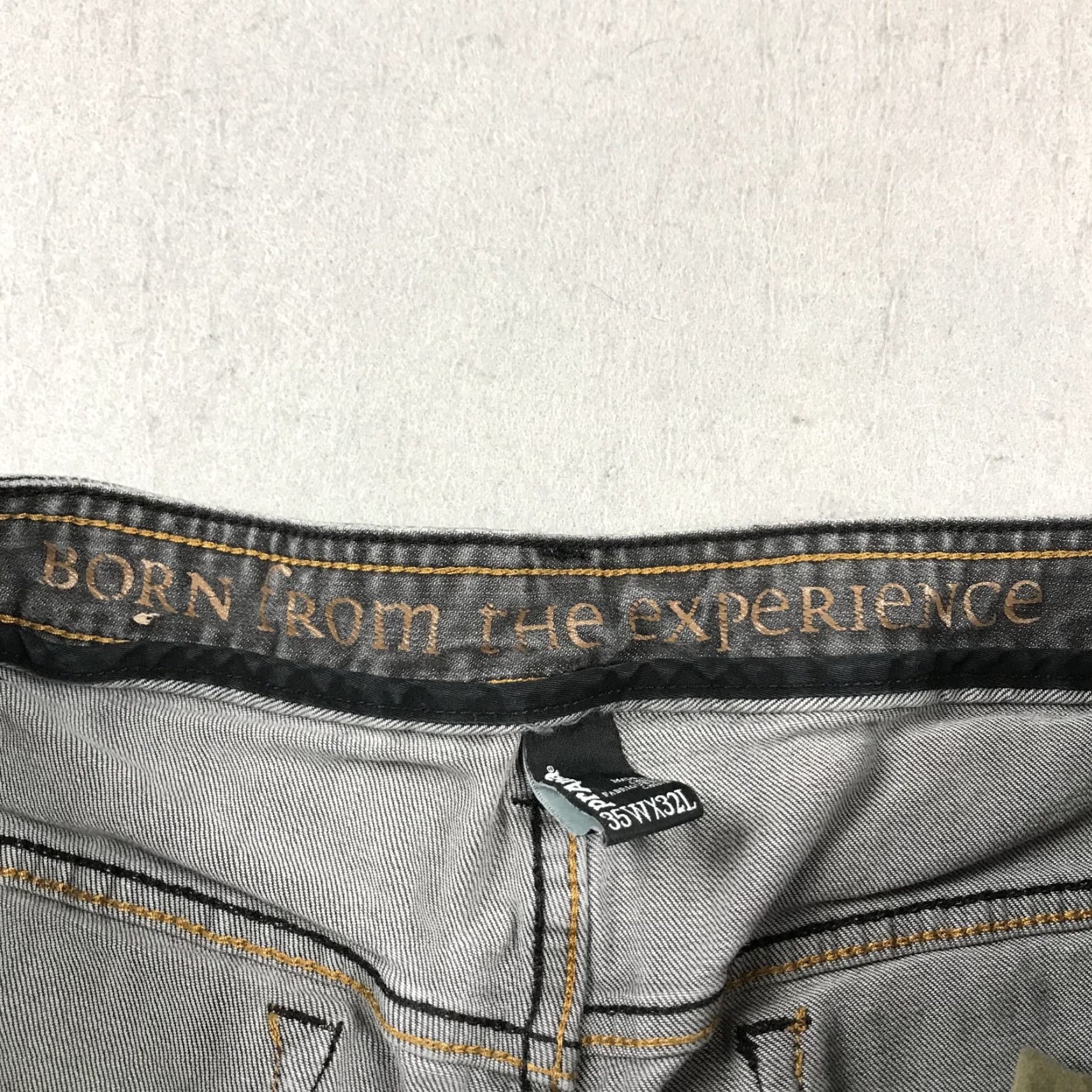Prana prAna Jeans Mens 35x32 Gray Axiom Denim Casual Straight Leg Outdoor Cotton Denim Regular Men Size US 35 - 6 Thumbnail
