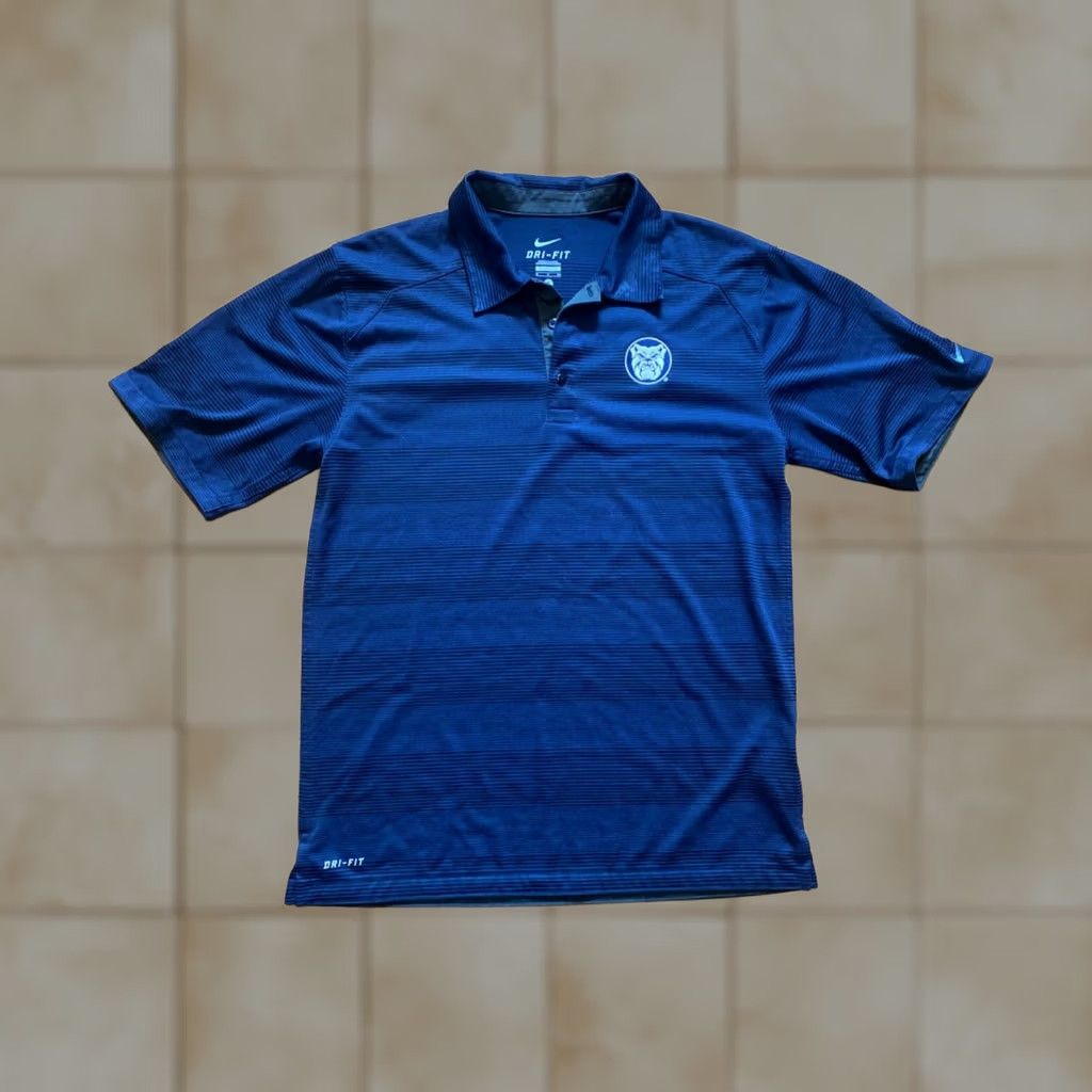 Nike Nike Butler Bulldogs Blue Short Sleeve Polo Shirt Men Small Golf Shirt Sz Small Size US S / EU 44-46 / 1 - 1 Thumbnail