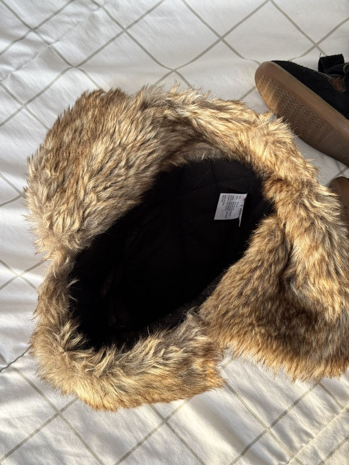 Japanese Brand Fuzzy Mohair Realtree japanese ushanka hat avant garde Size ONE SIZE - 8 Thumbnail
