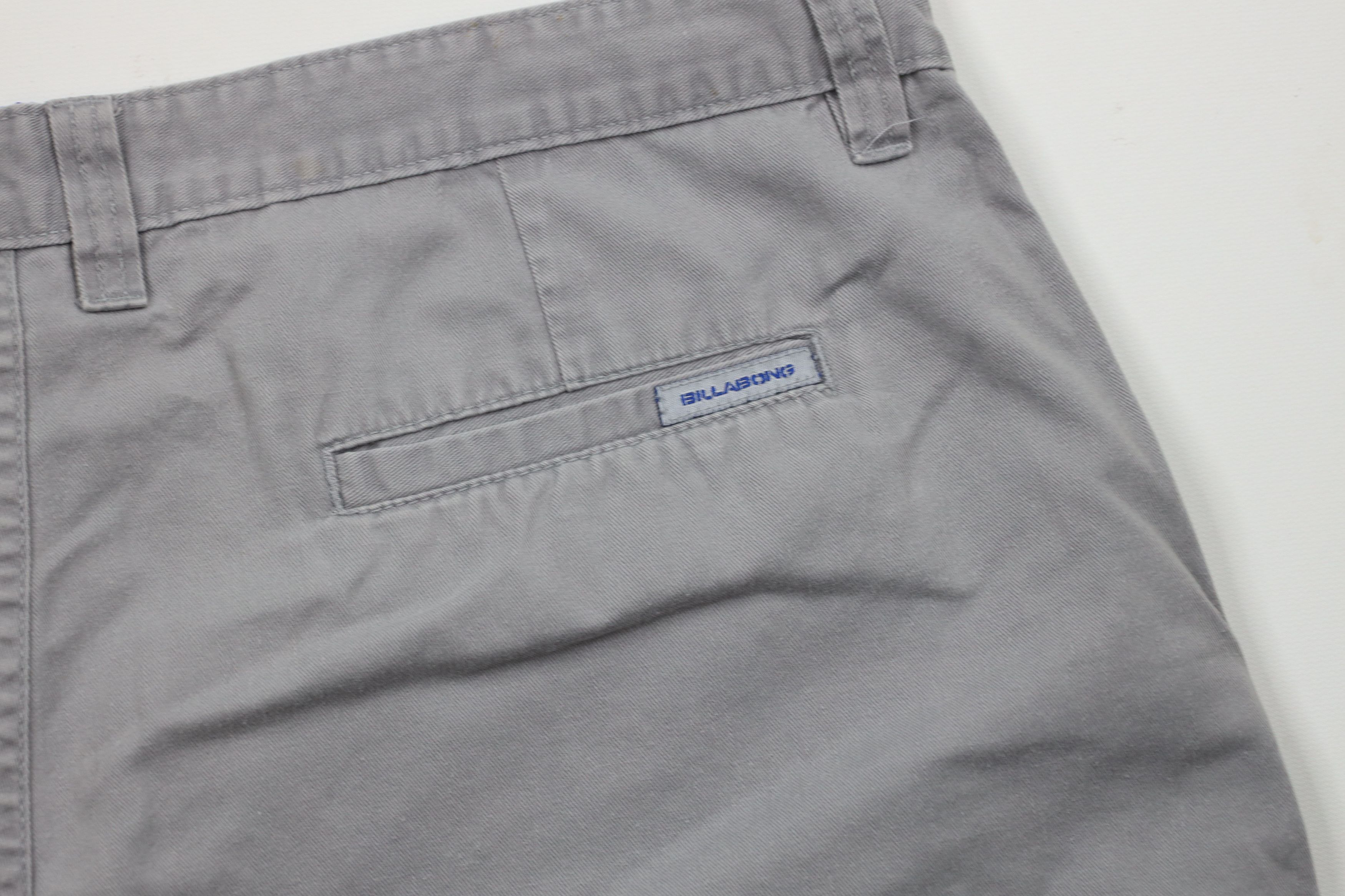 Billabong × Vintage Vintage 90s Y2K Billabong Surfing Baggy Cargo Shorts Gray Size US 40 / EU 56 - 10 Thumbnail