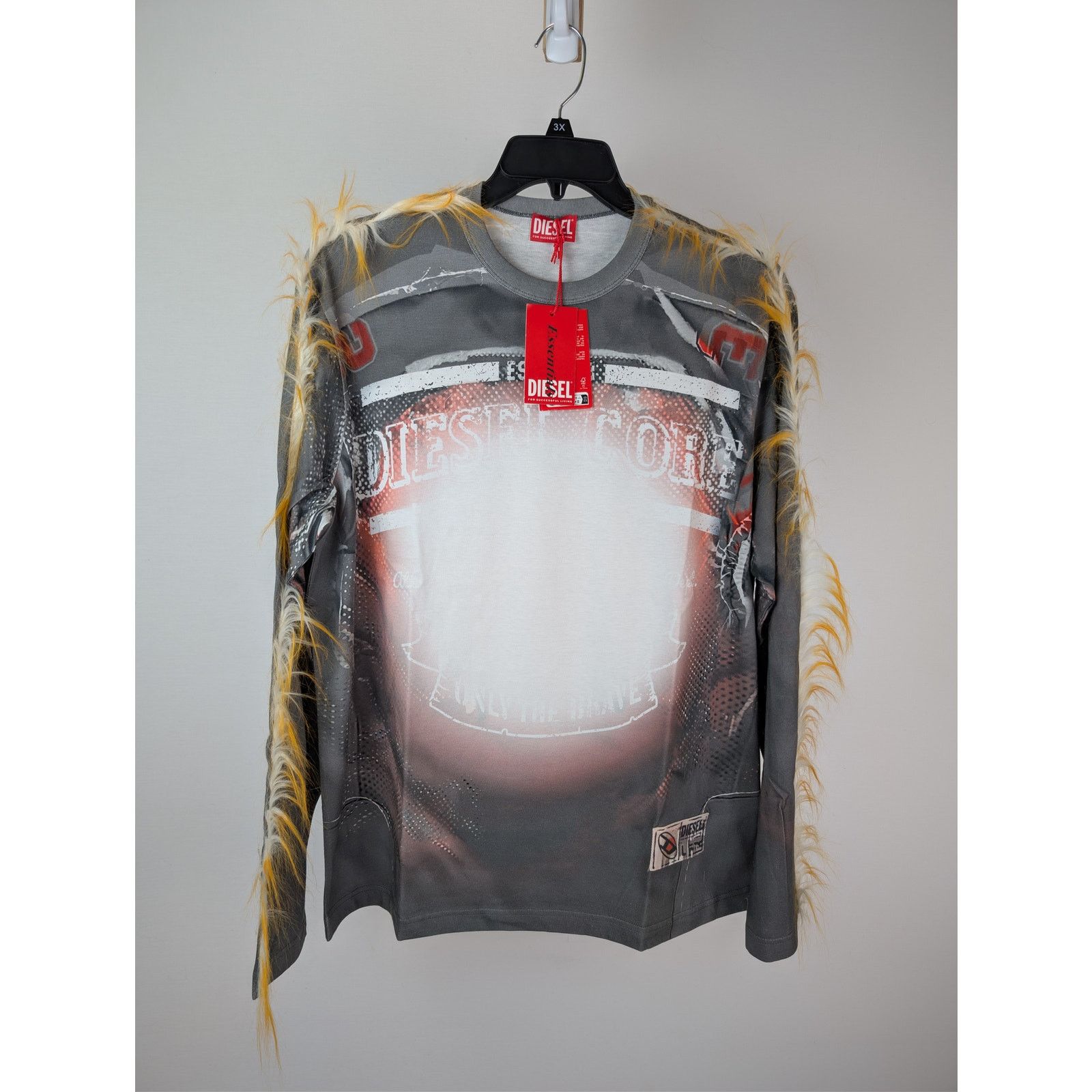 Diesel o1rshd1 Long Sleeve T-Shirt in Multicolor Size US M / EU 48-50 / 2 - 2 Thumbnail