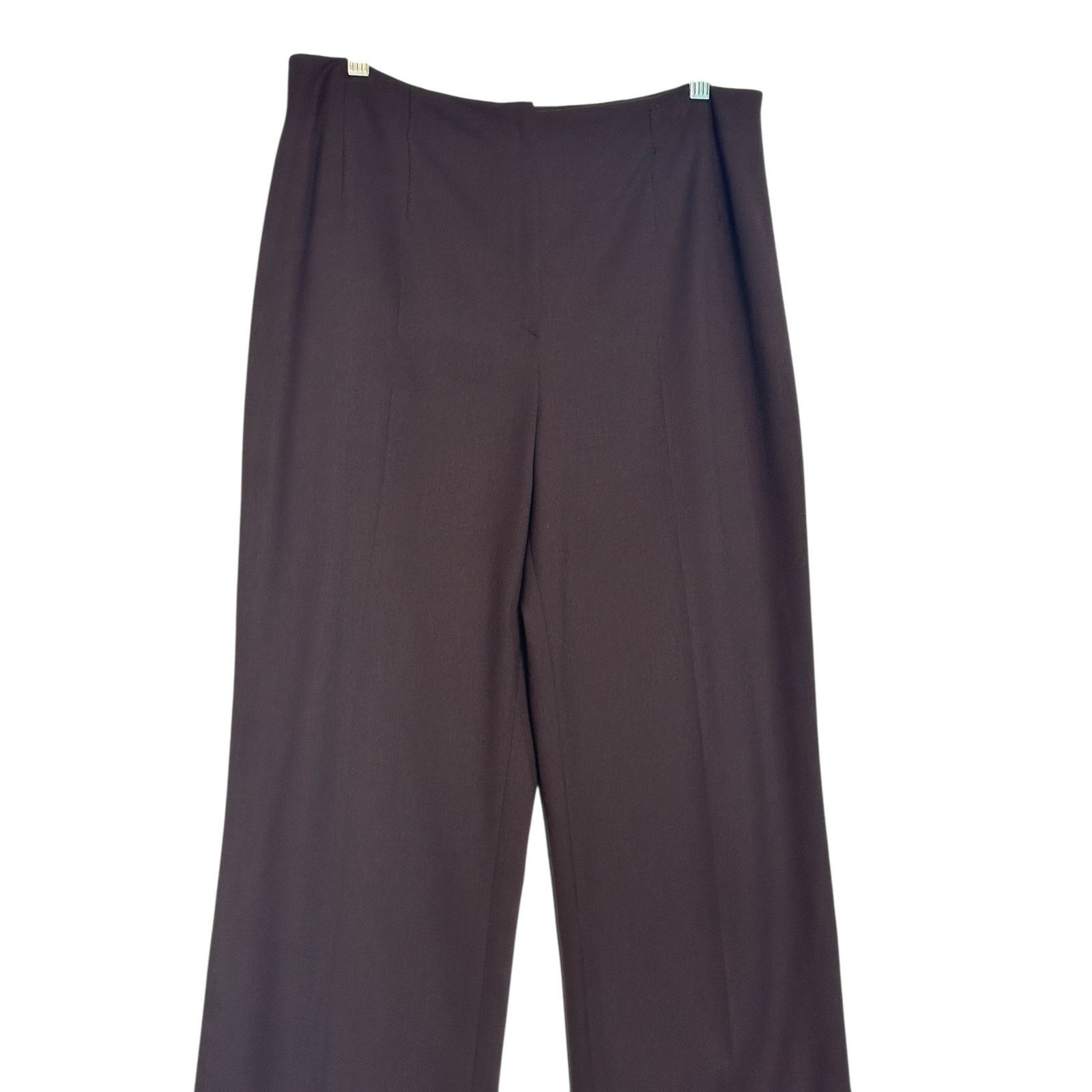 Piazza Sempione Piazza Sempione brown flat front pants size Italy 48 US XXL Size 32" / US 10 / IT 46 - 7 Thumbnail