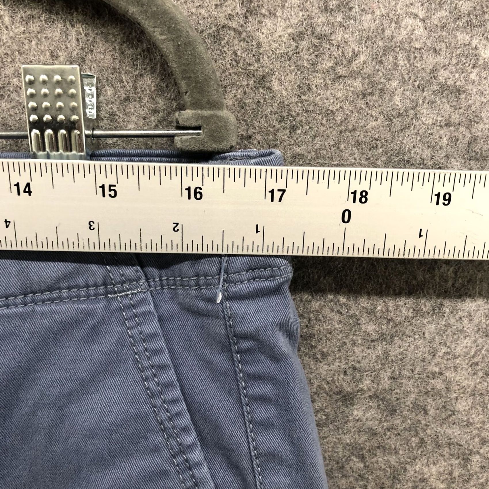 Gap Gap Lived In Slim Chino Pants Mens 34x32 Blue Pearl Stretch Flat Front Size 34 Regular 32 Inseam Cotton Blend Size US 34 / EU 50 - 7 Thumbnail