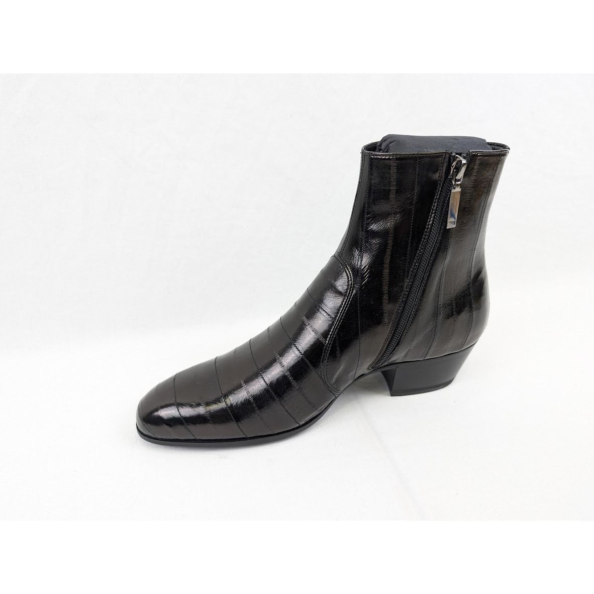 Saint Laurent Paris o1rshd1 Eel Anguilla Cheslea Boots in Black Size US 9 / EU 42 - 9 Thumbnail
